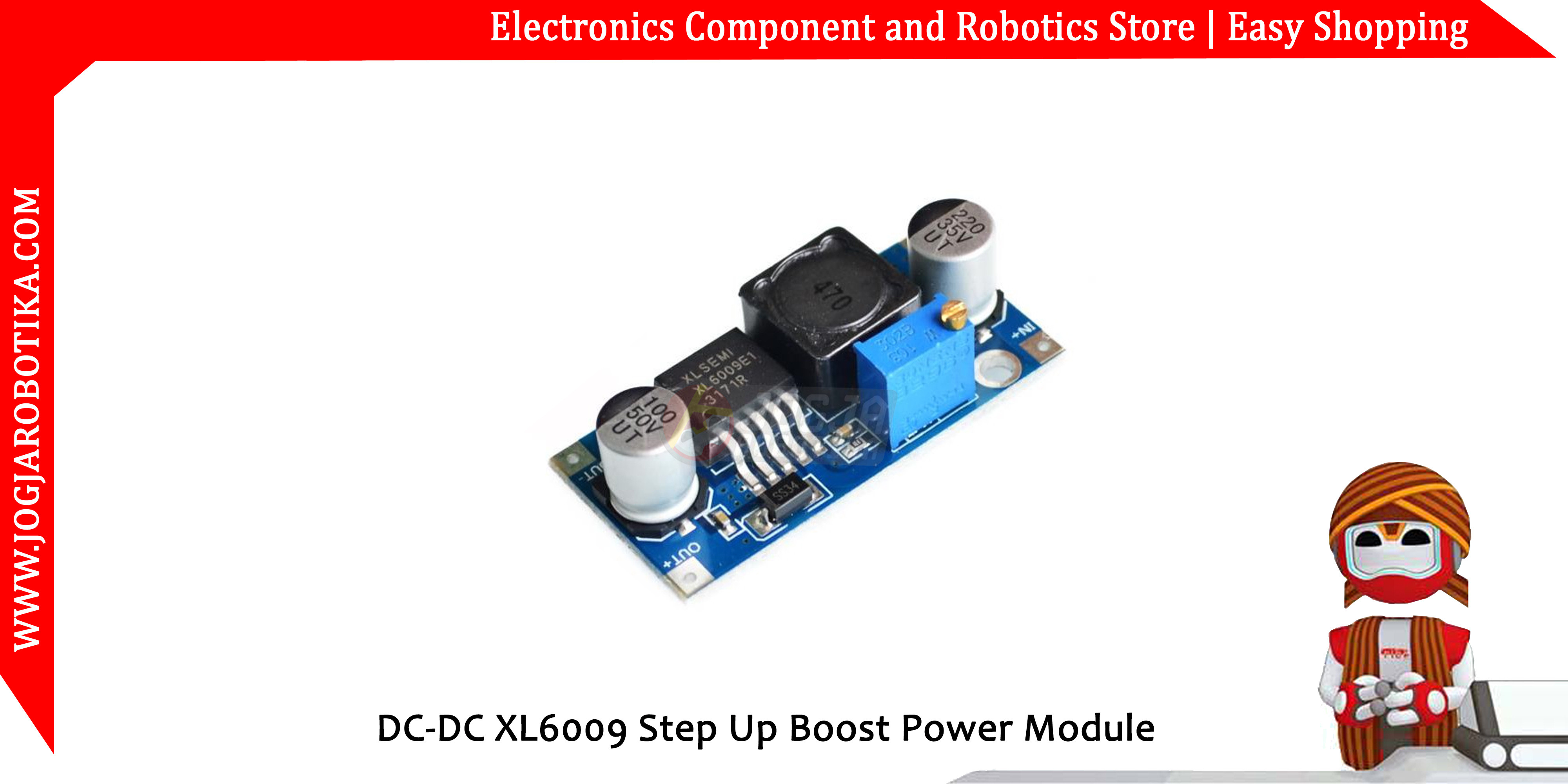 DC-DC XL6009 Boost Power Module