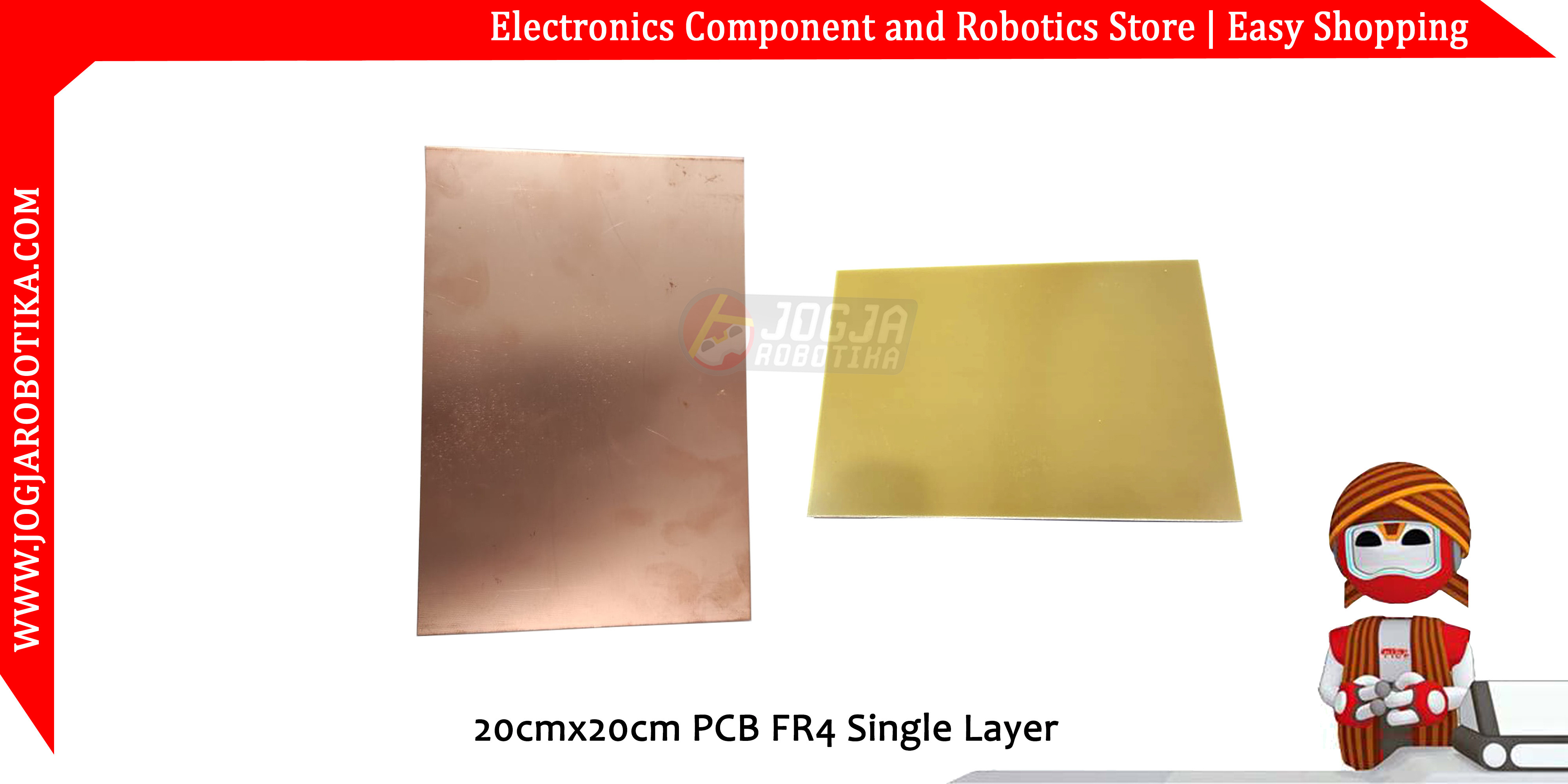 20cmx20cm PCB FR4 Single Layer