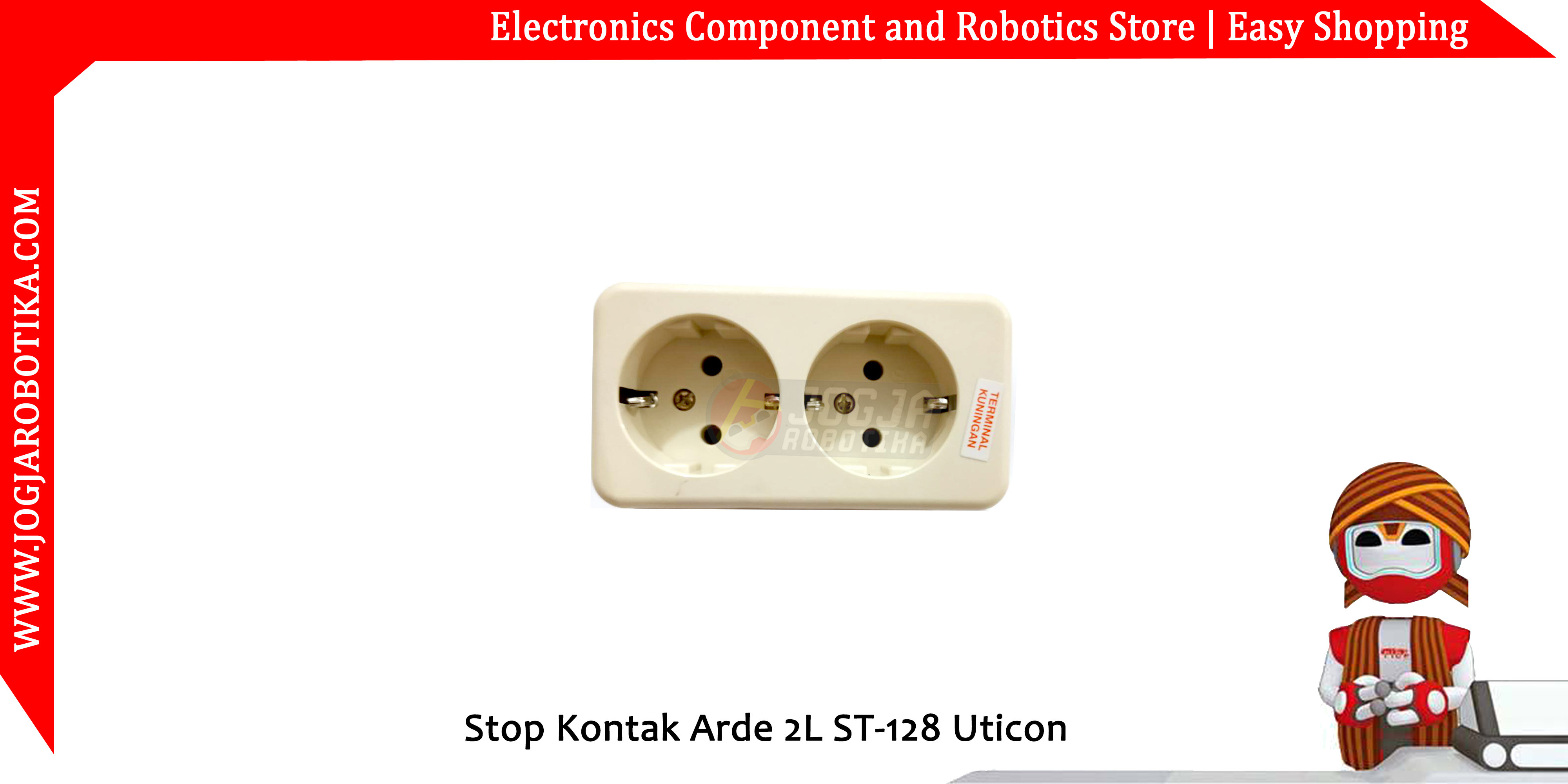 STOP KONTAK ARDE 2L ST-128 UTICON