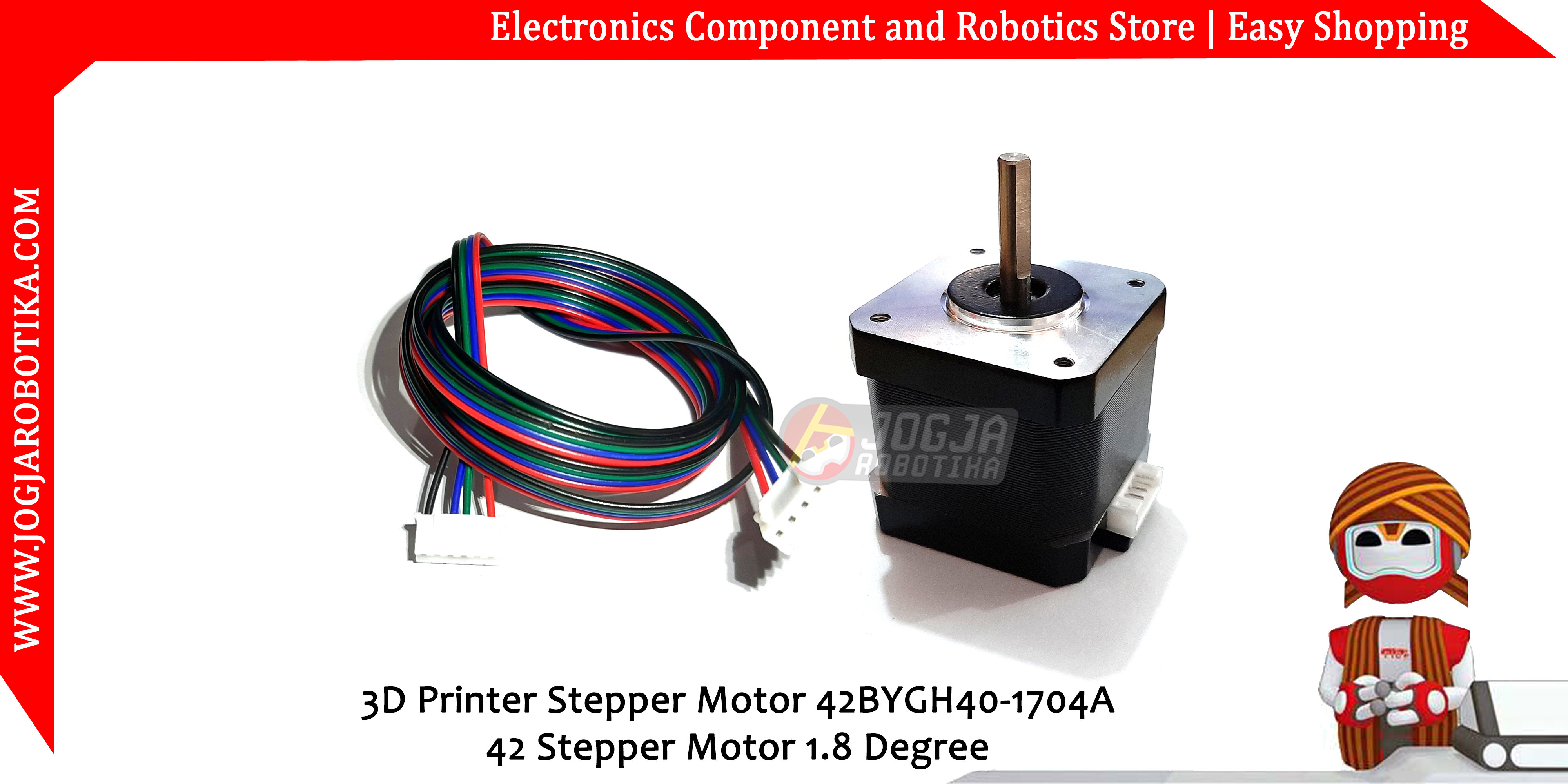 3d Printer Stepper Motor 42BYGH40-1704A 42 Stepper Motor 1.8 Degree