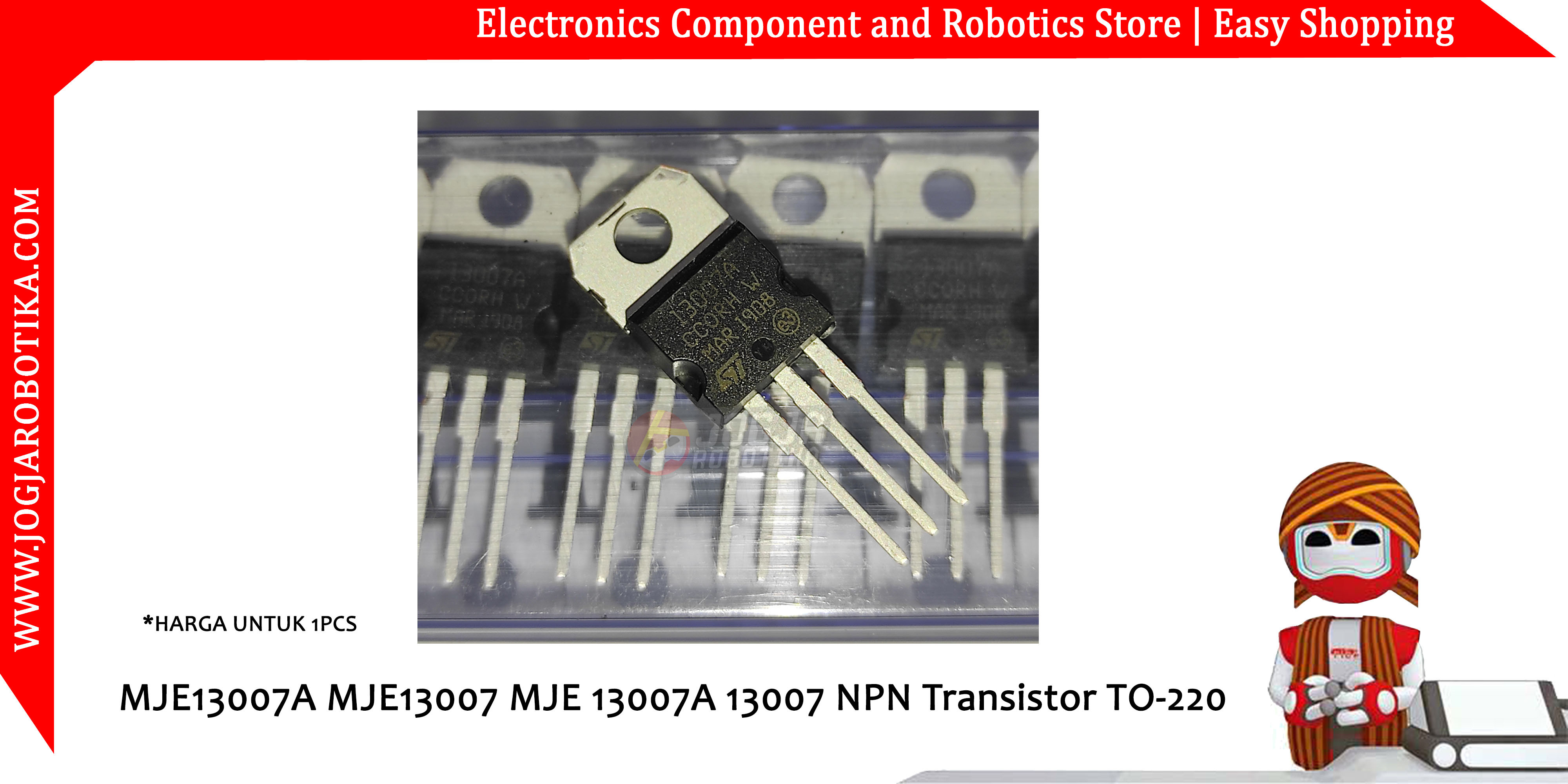MJE13007A MJE13007 MJE 13007A 13007 NPN Transistor TO-220