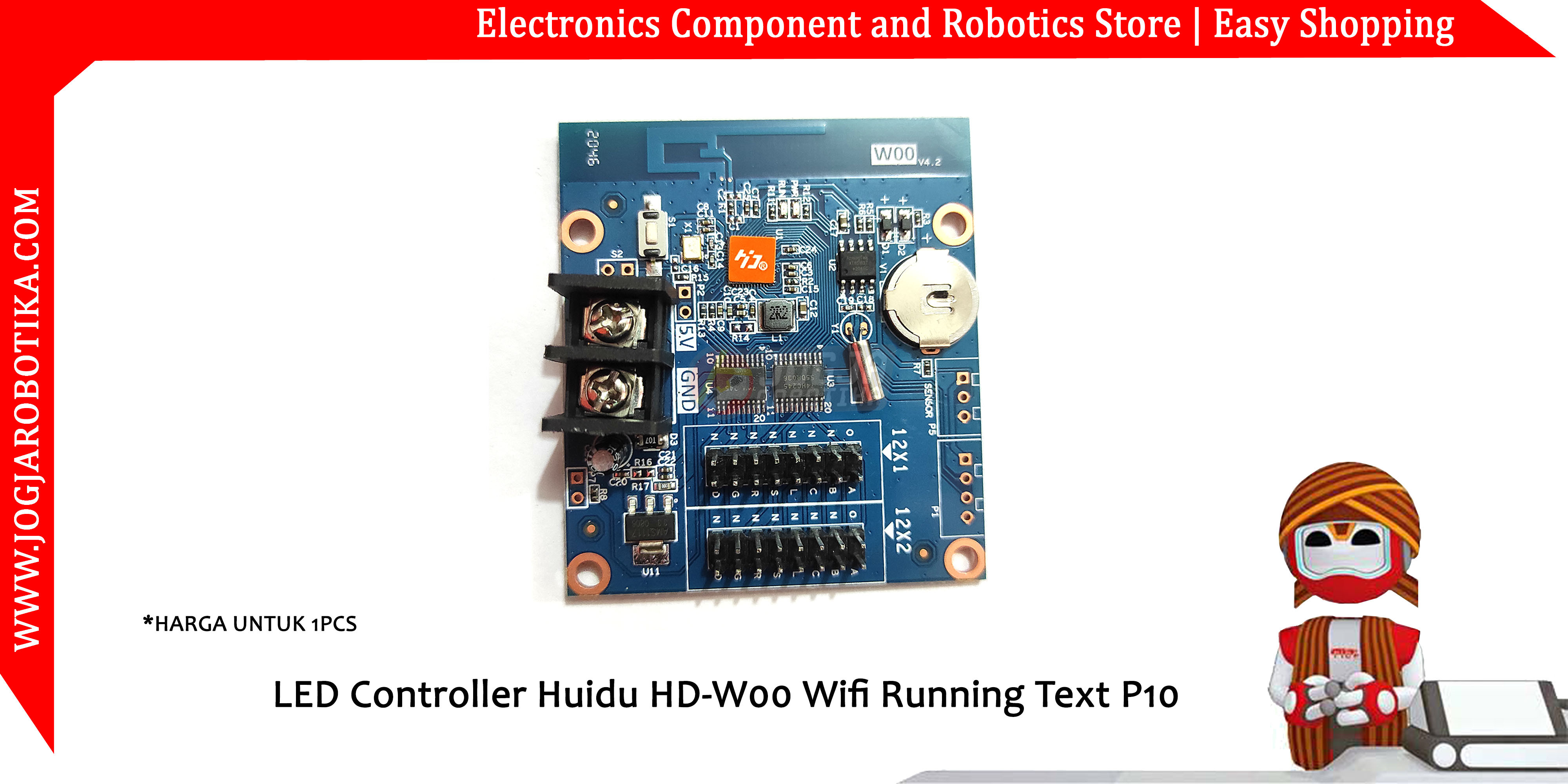 LED Controller Huidu HD-W00 Wifi Running Text P10