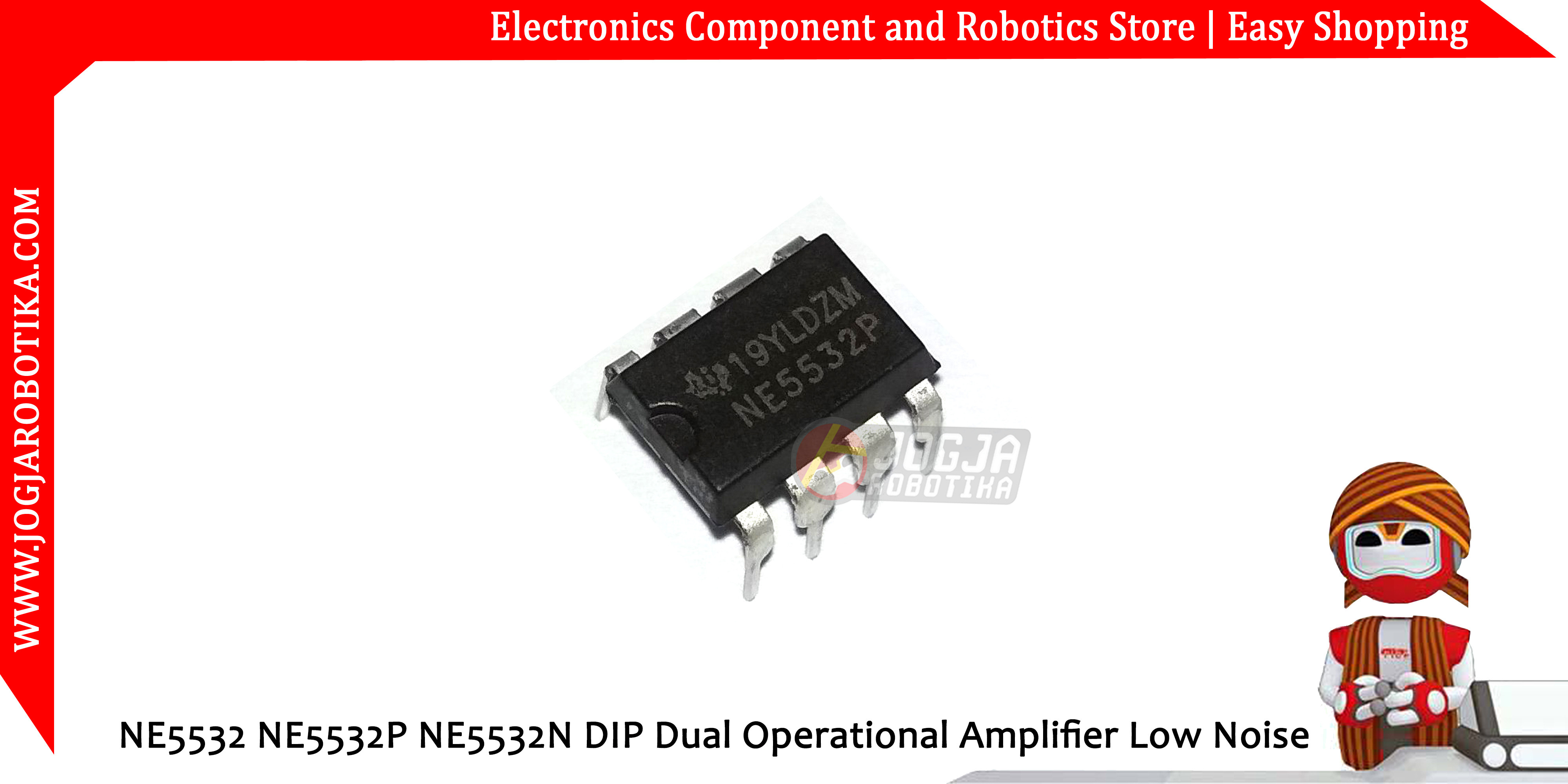 NE5532 NE5532P NE5532N DIP Dual Operational Amplifier Low Noise
