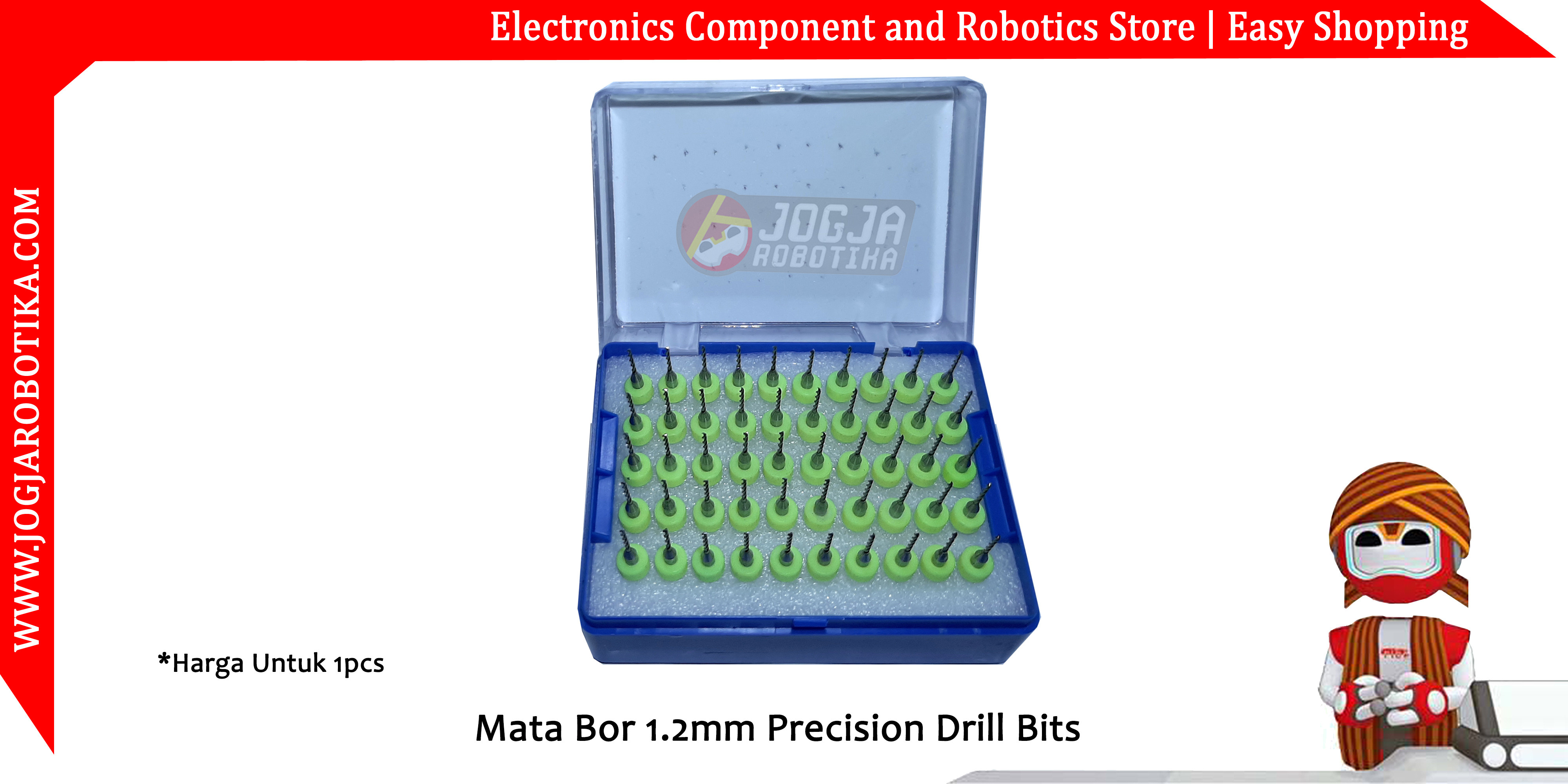 Mata Bor 1.2mm Precision Drill Bits