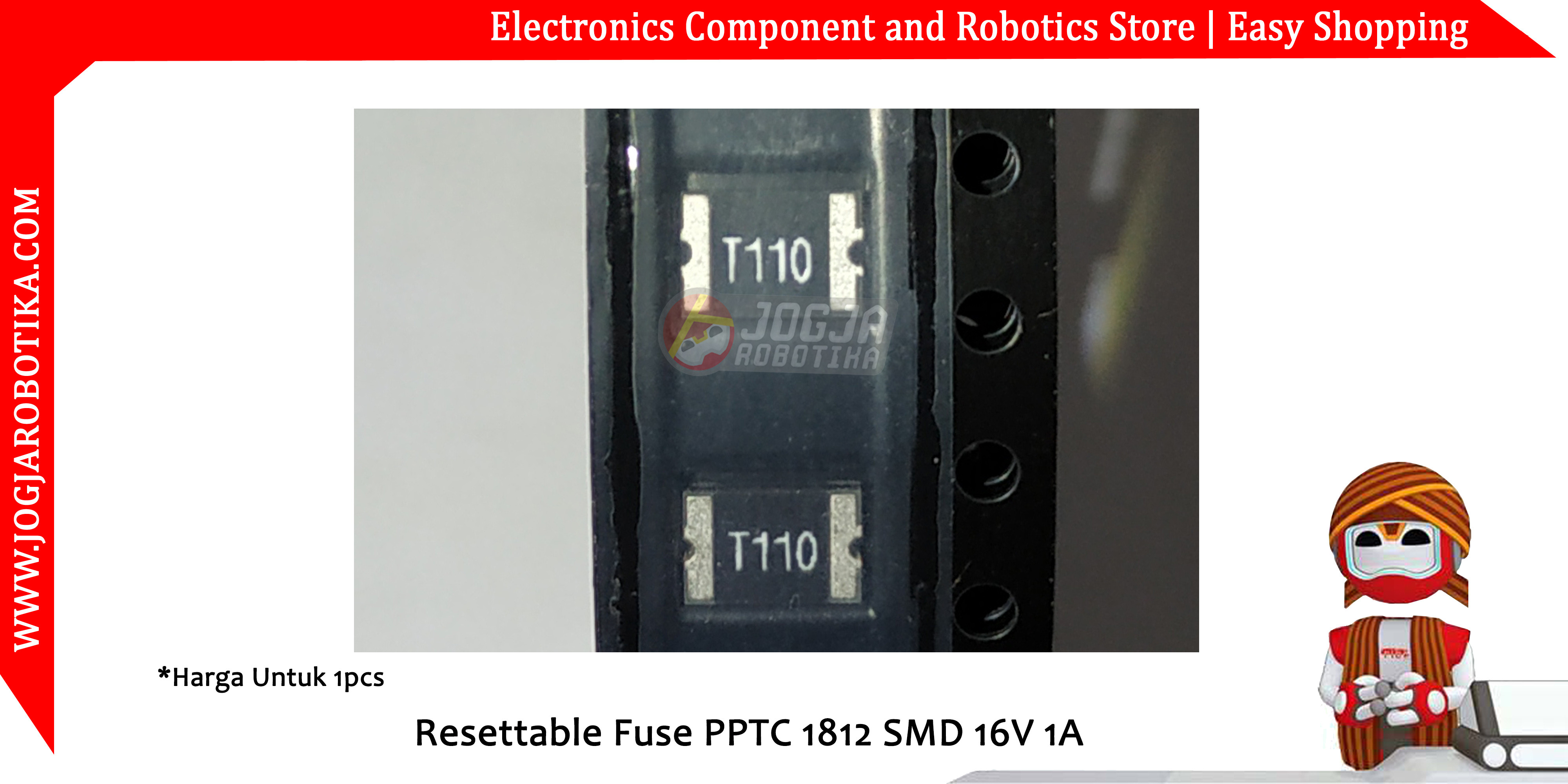 Resettable Fuse PPTC 1812 SMD 16V 1A