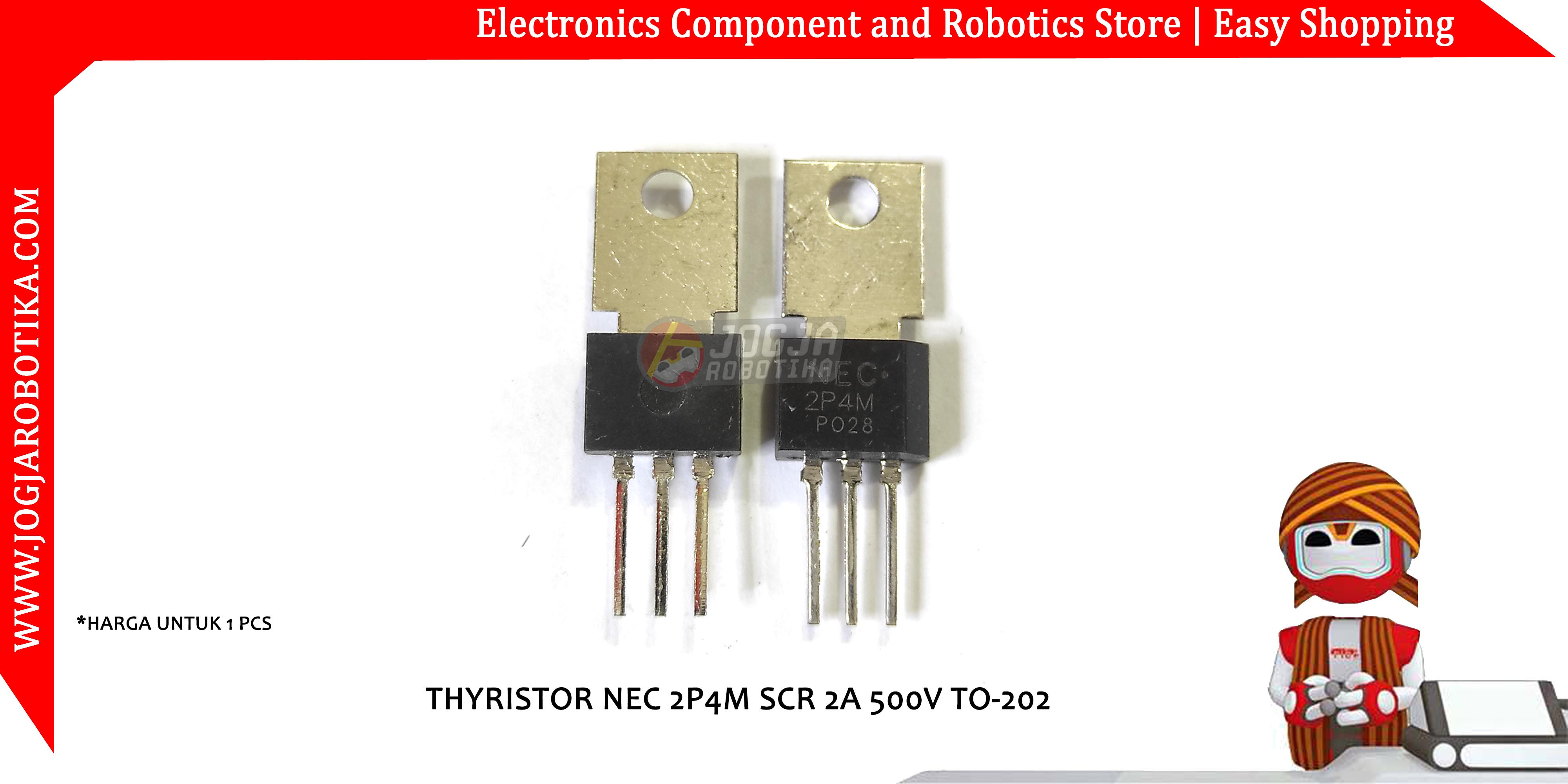 THYRISTOR NEC 2P4M SCR 2A 500V TO-202