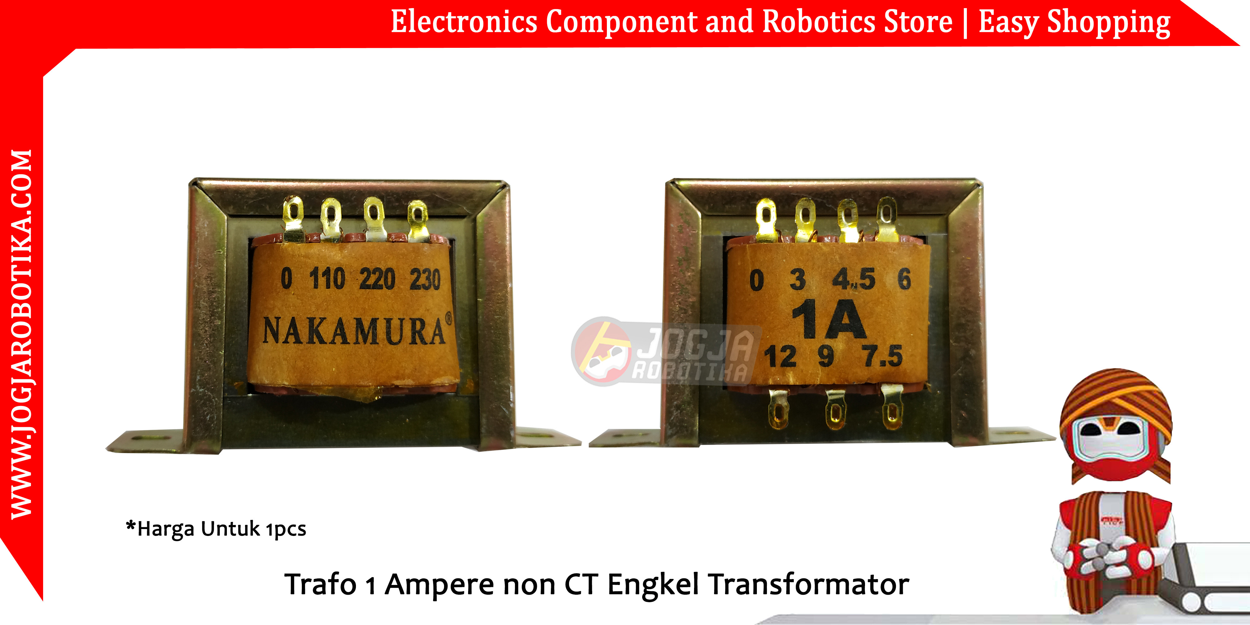 Trafo 1 Ampere non CT Engkel Transformator