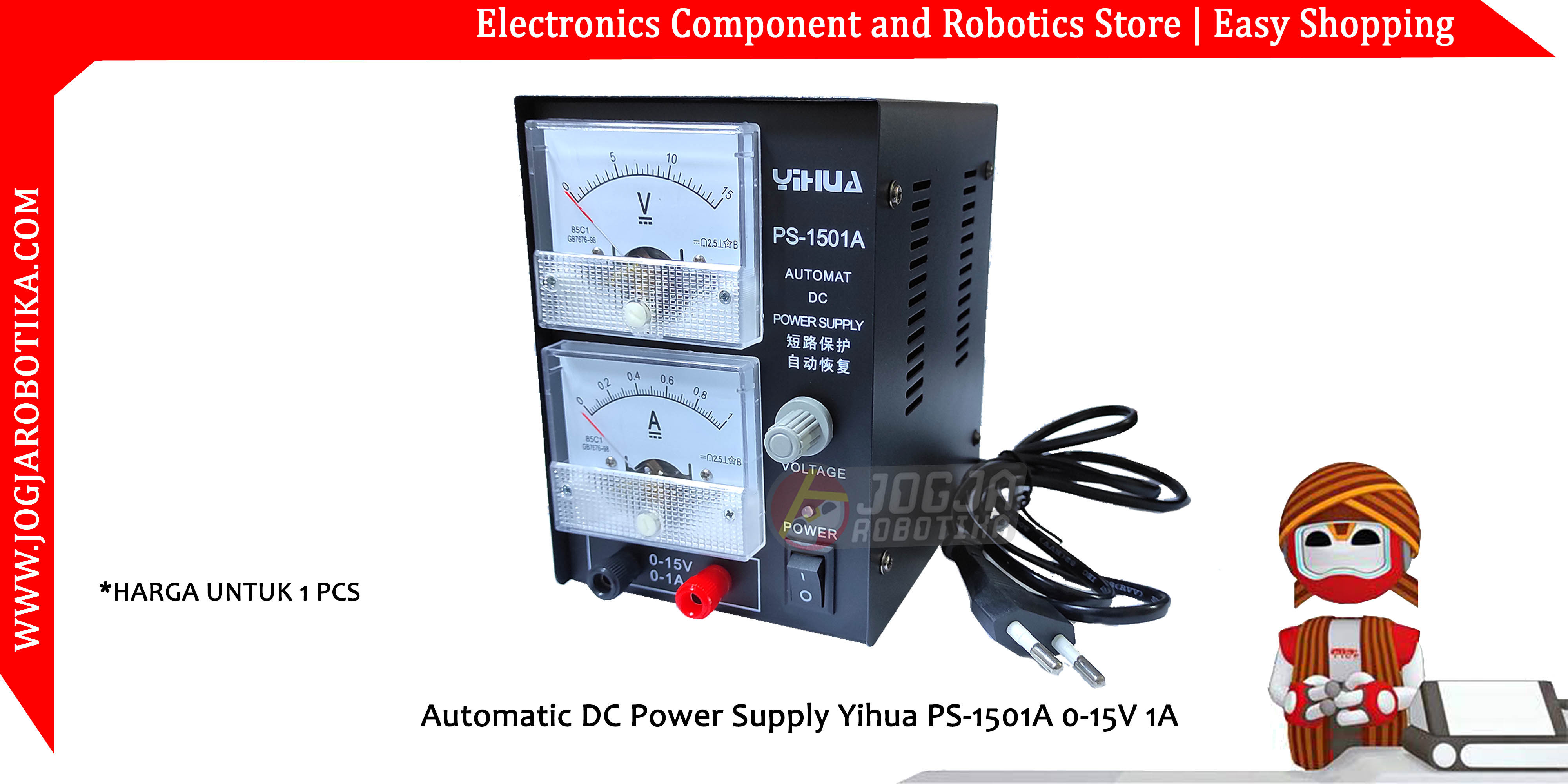 Automatic DC Power Supply Yihua PS-1501A 0-15V 1A