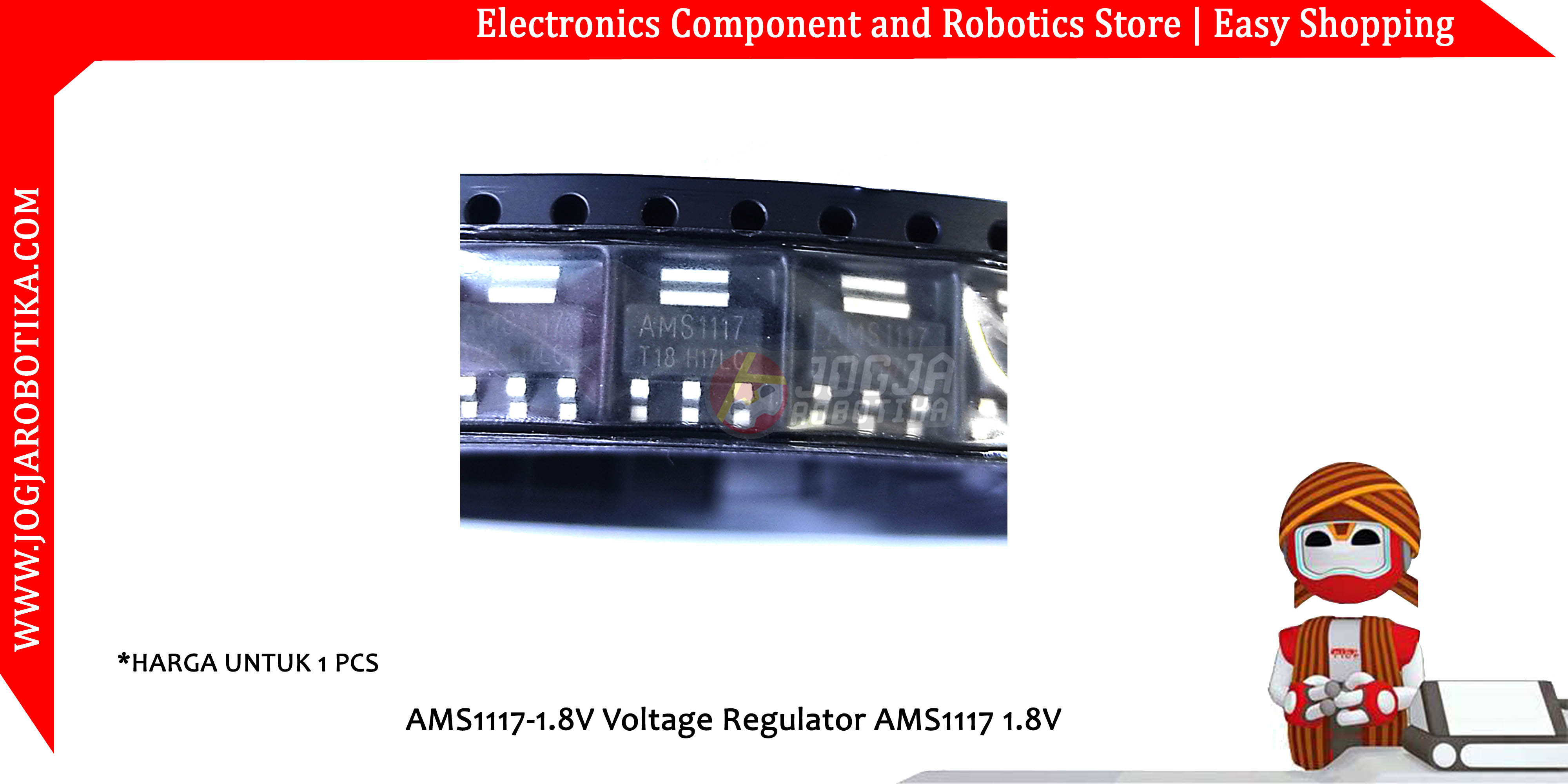AMS1117-1.8V Voltage Regulator AMS1117 1.8V
