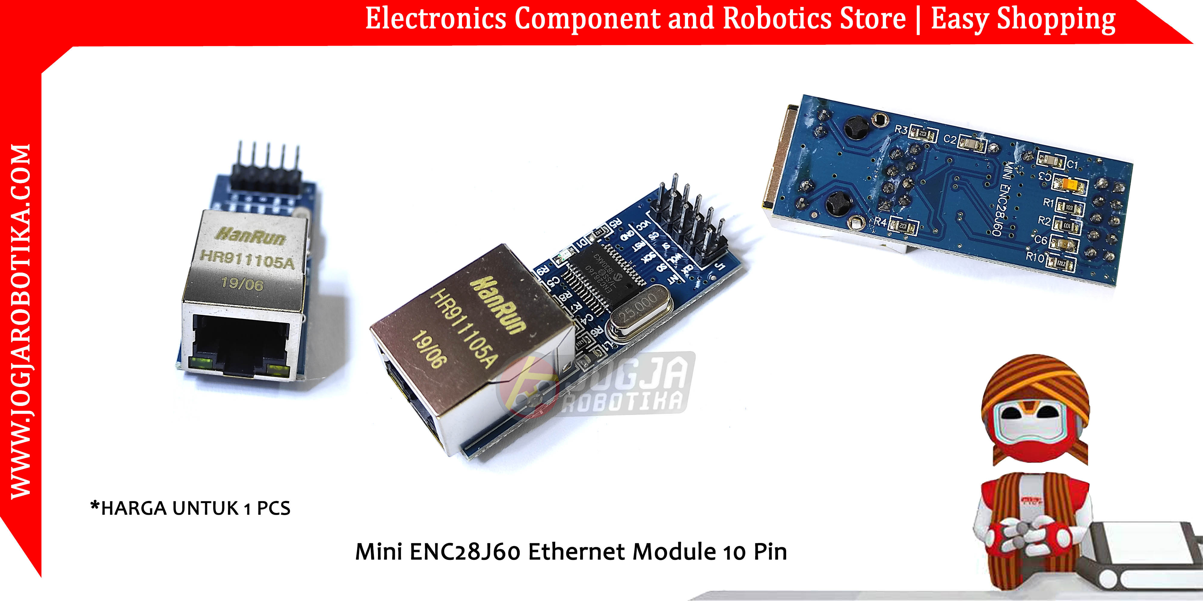 ENC28J60 Ethernet Module 10 pin - RAMPING