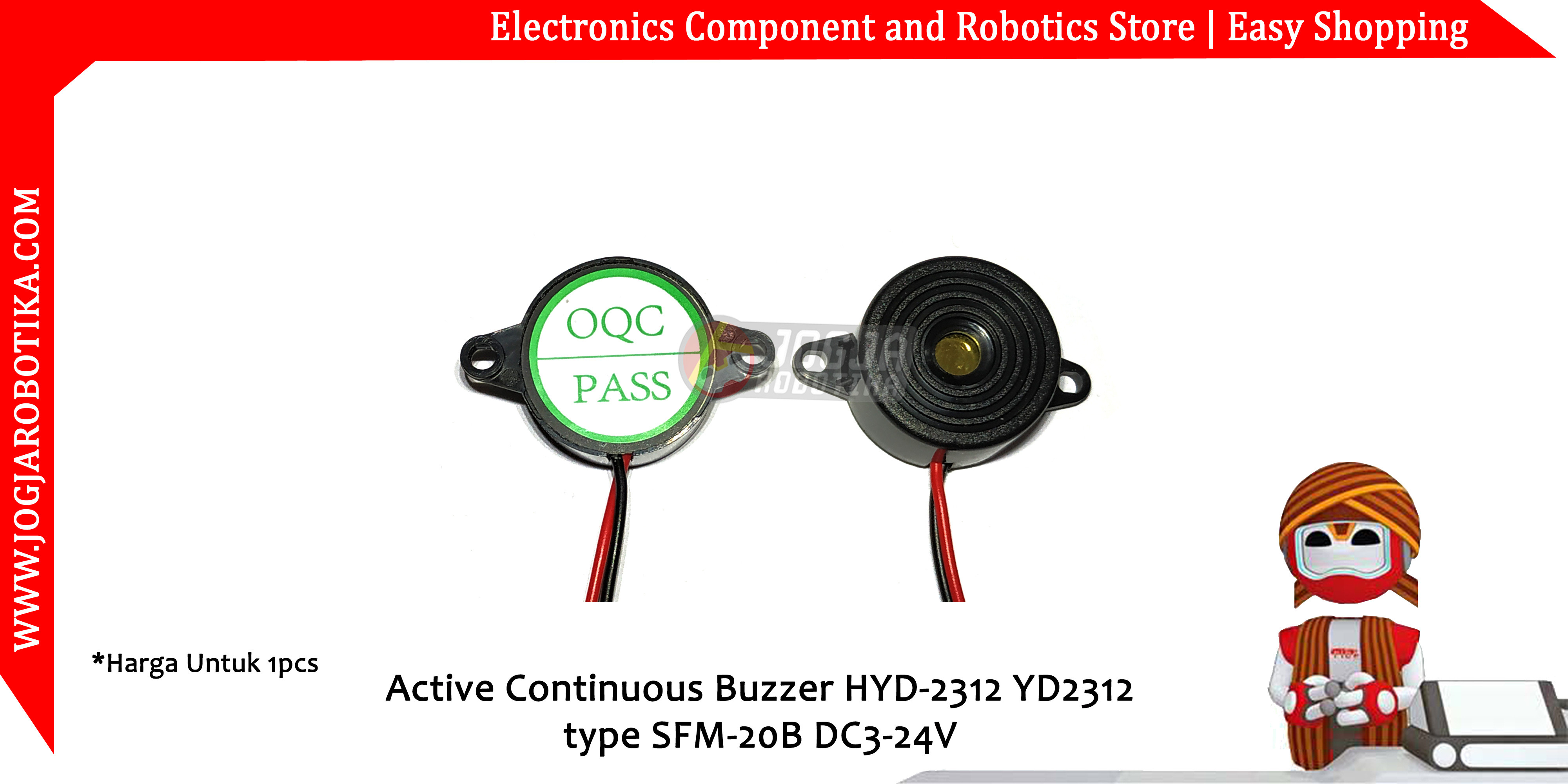 Active Continuous Buzzer HYD-2312 YD2312 type SFM-20B DC3-24V