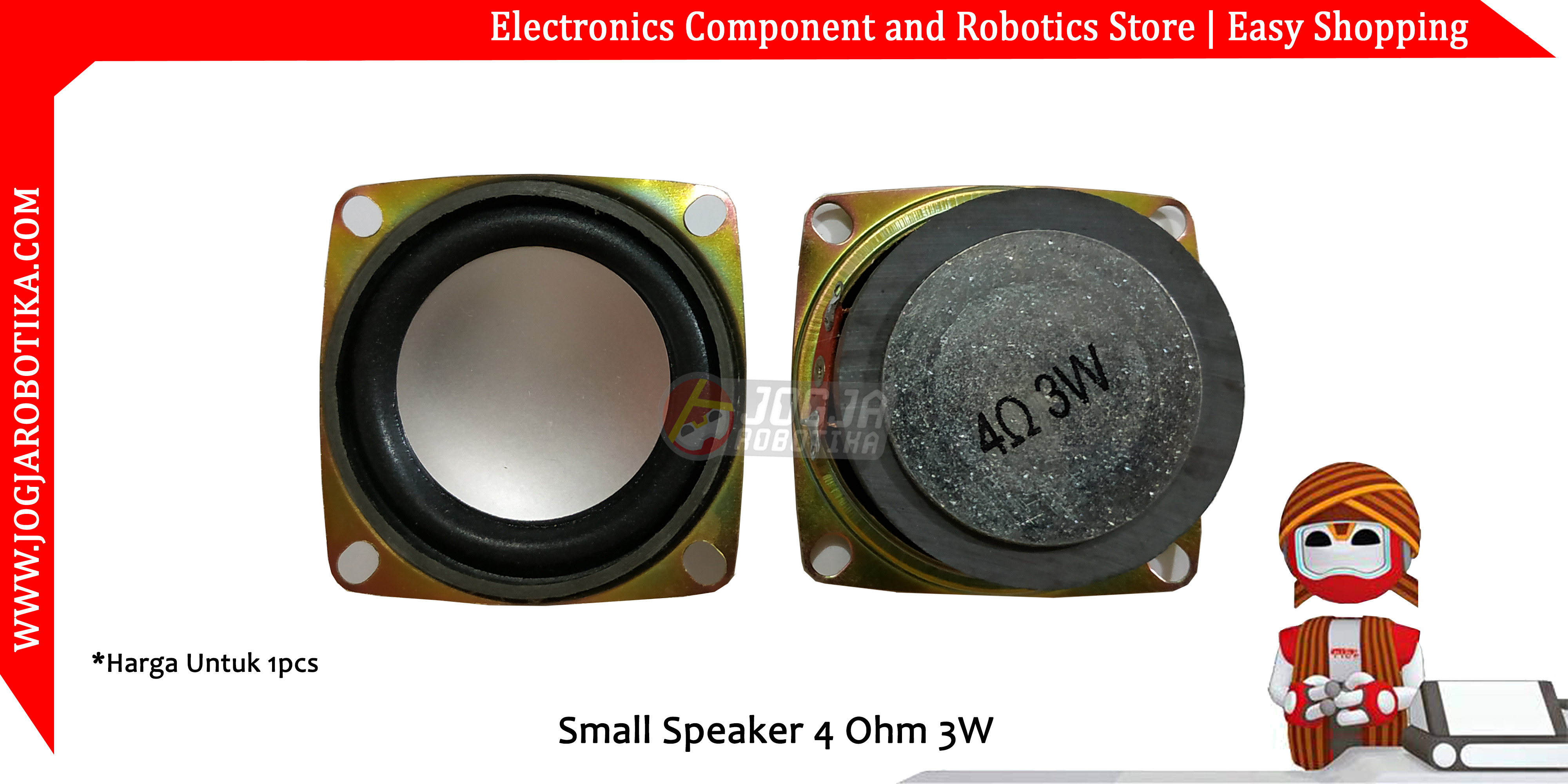 Small Speaker 4 Ohm 3W 2 Inch 52mm