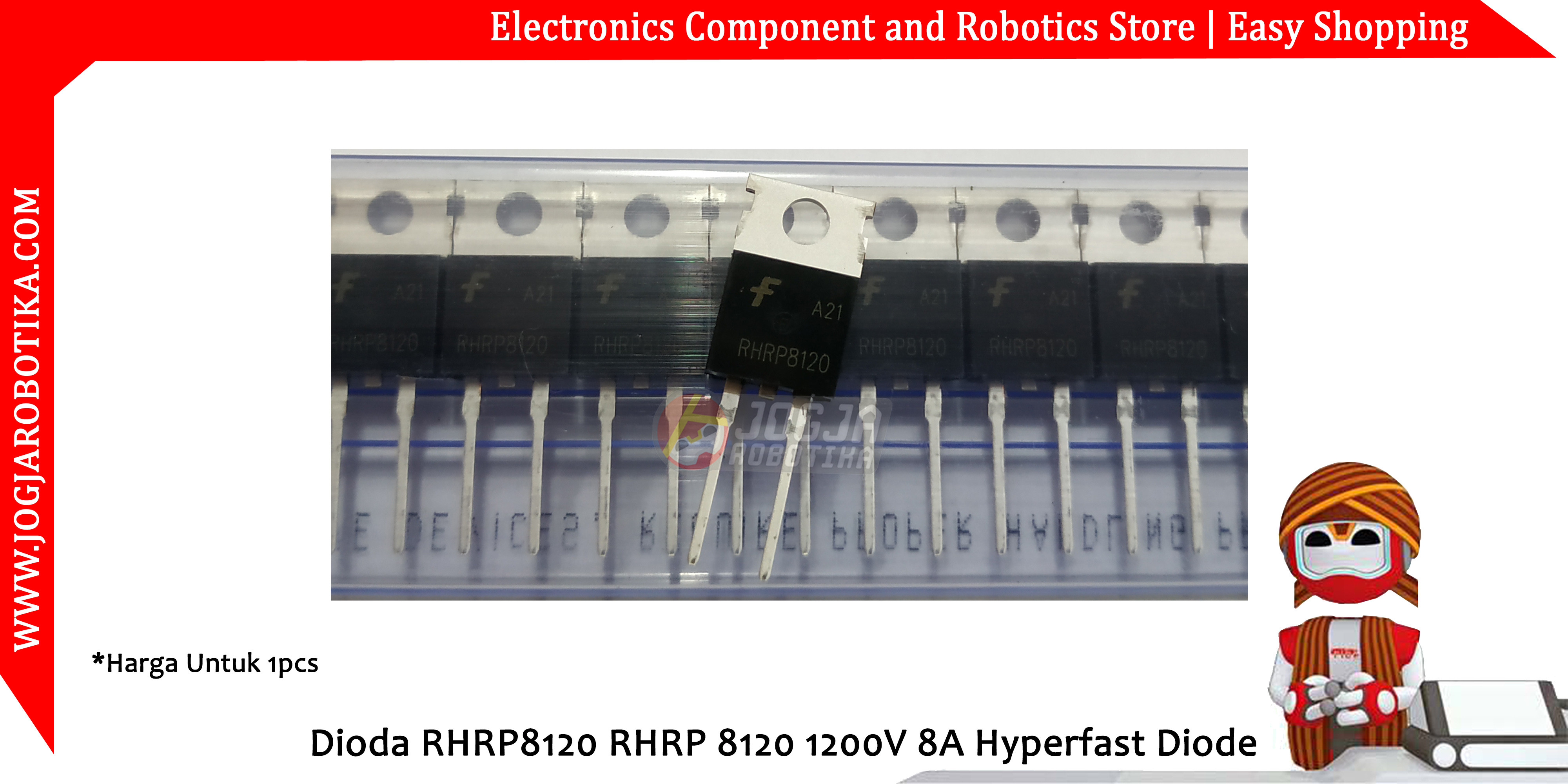 Dioda RHRP8120 RHRP 8120 1200V 8A Hyperfast Diode