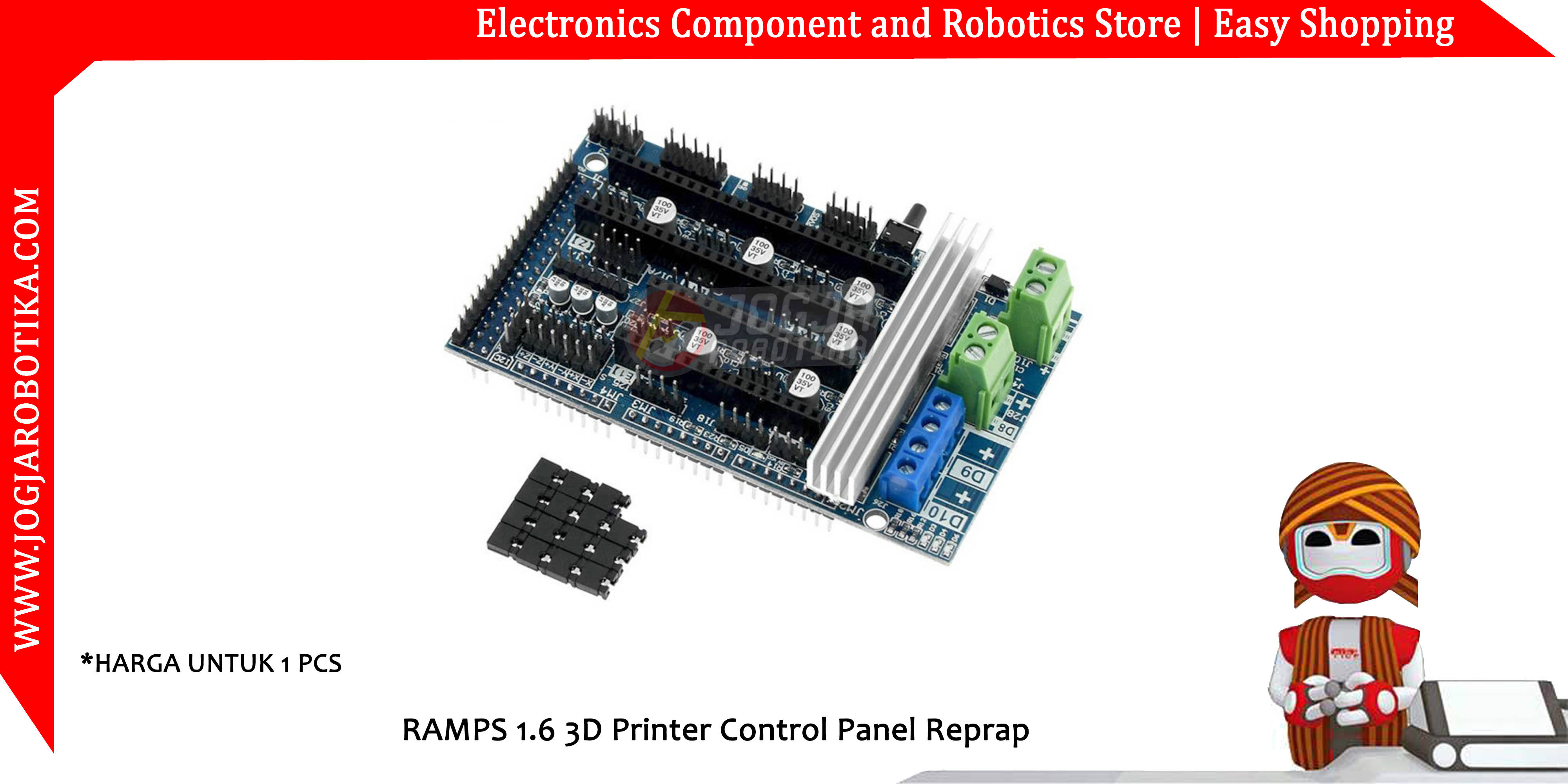 RAMPS 1.6 3D Printer Control Panel Reprap