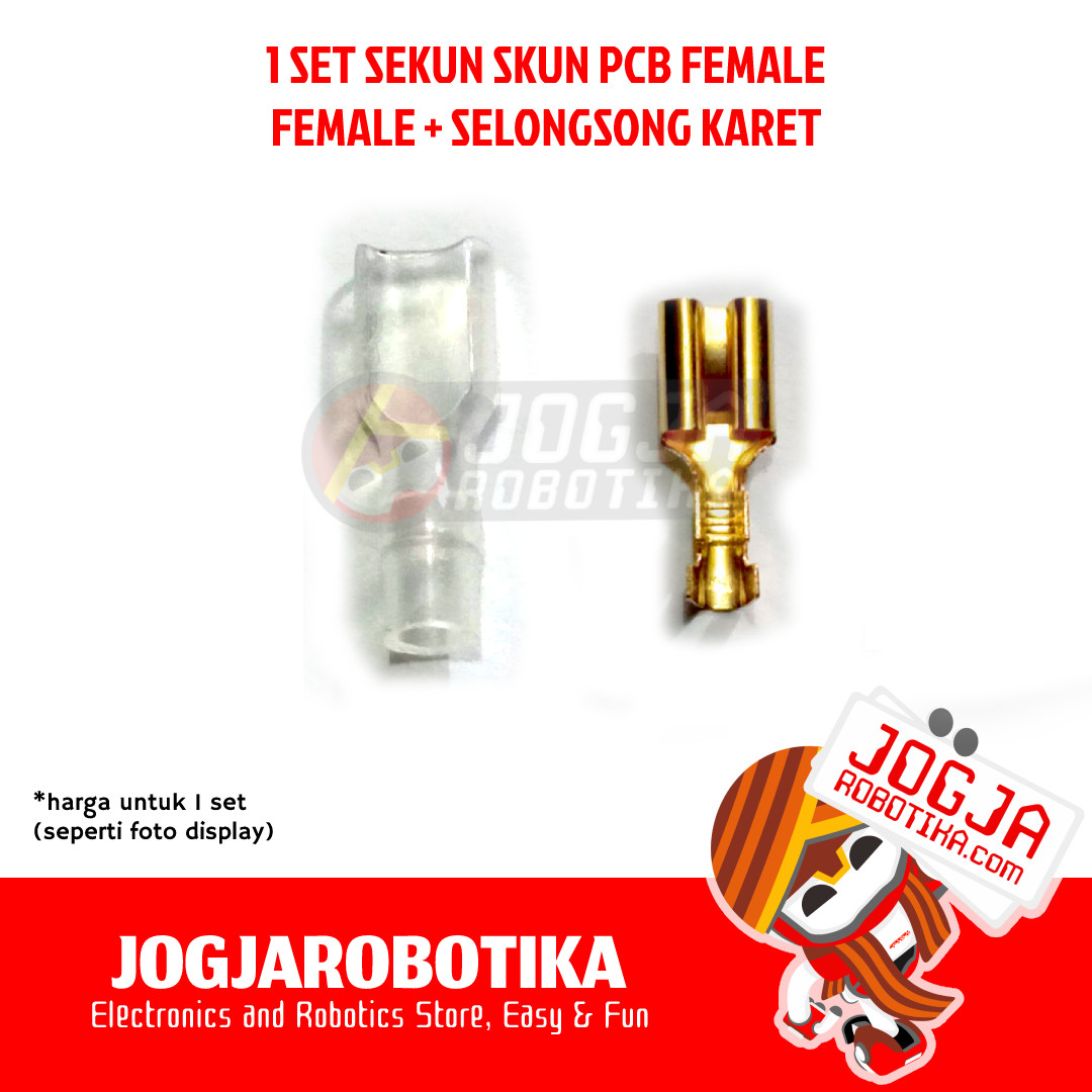 SEKUN SKUN PCB 1 SET FEMALE+SELONGSONG KARET