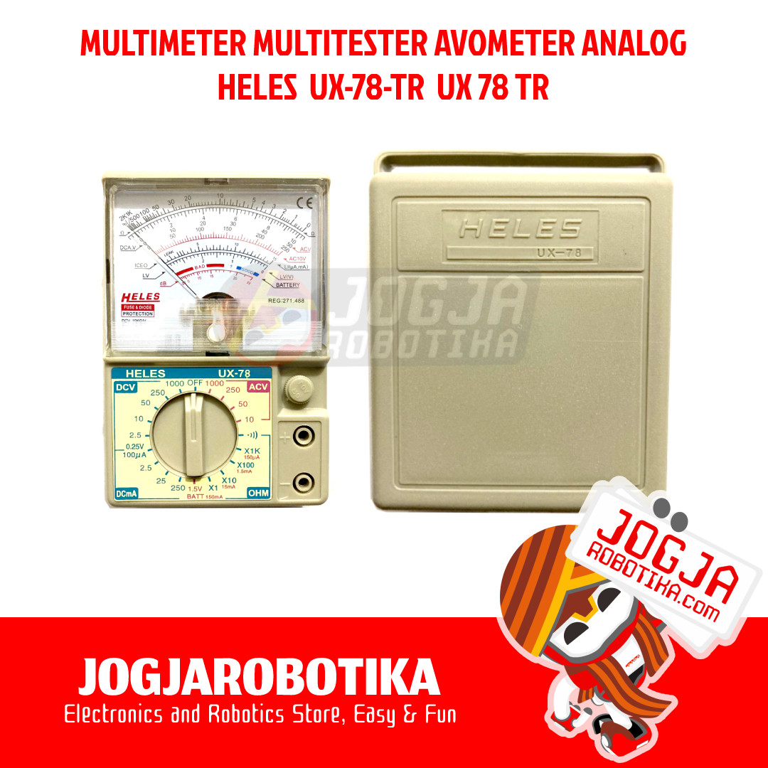 MULTIMETER MULTITESTER AVOMETER ANALOG HELES UX-78-TR UX78TR UX 78 TR