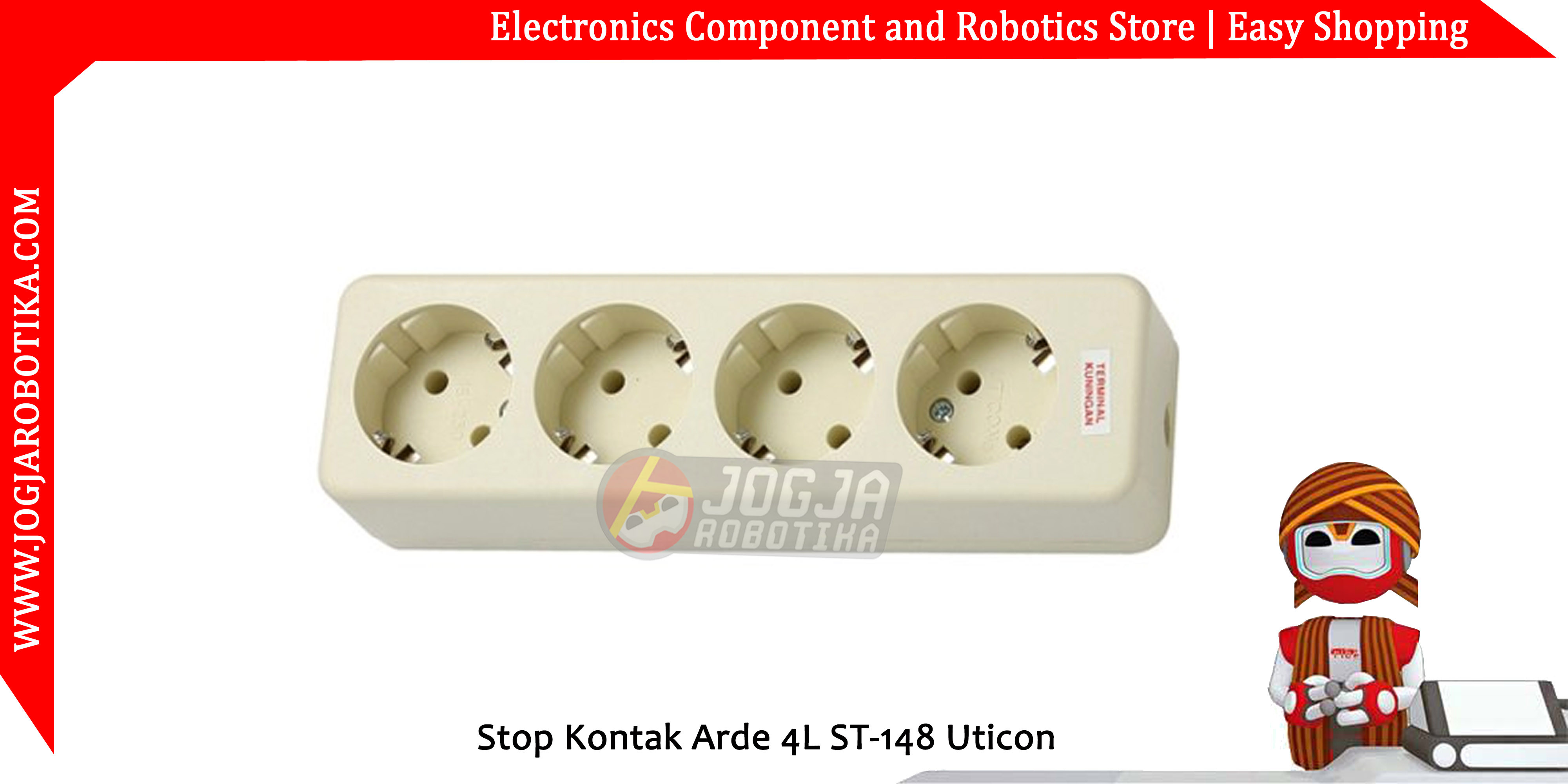 Stop Kontak Arde 4L ST-148 Uticon