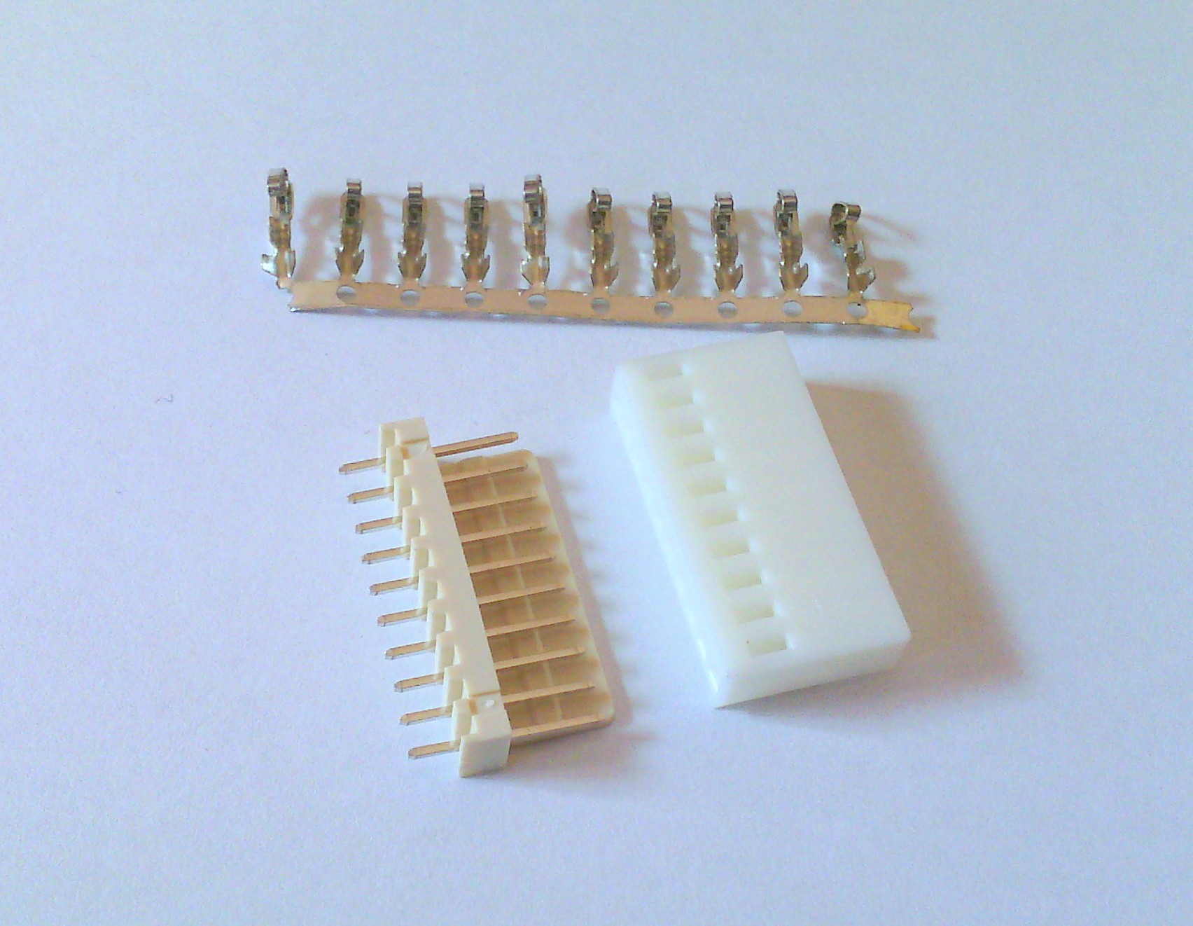White Housing 10 Pin (kaki lurus)