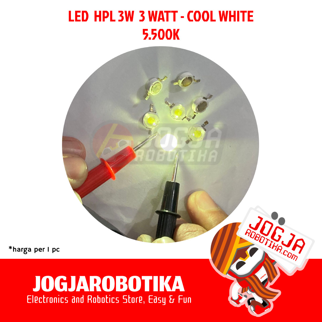 LED HPL HIGH POWER LED 3W 3 WATT - COOL WHITE - 5.500K