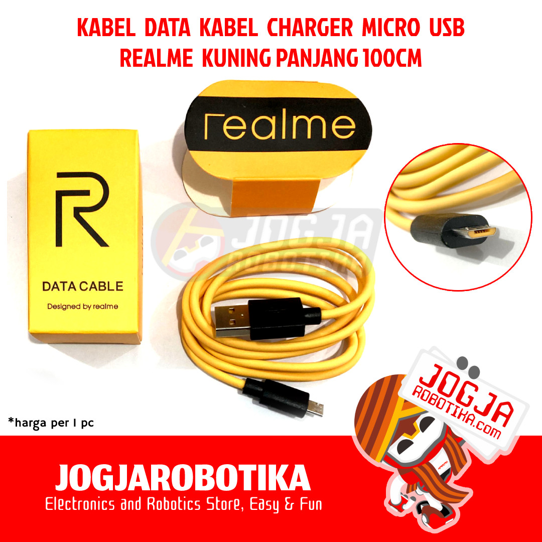 KABEL DATA KABEL CHARGER MICRO USB 100CM 1 METER - REALME