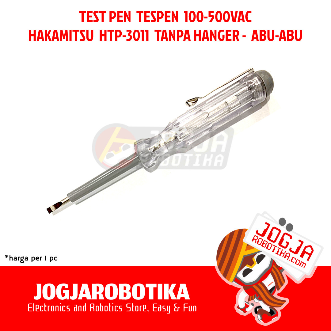 TESTPEN TEST PEN TESPEN 100-500VAC ABU-ABU - TANPA HANGER