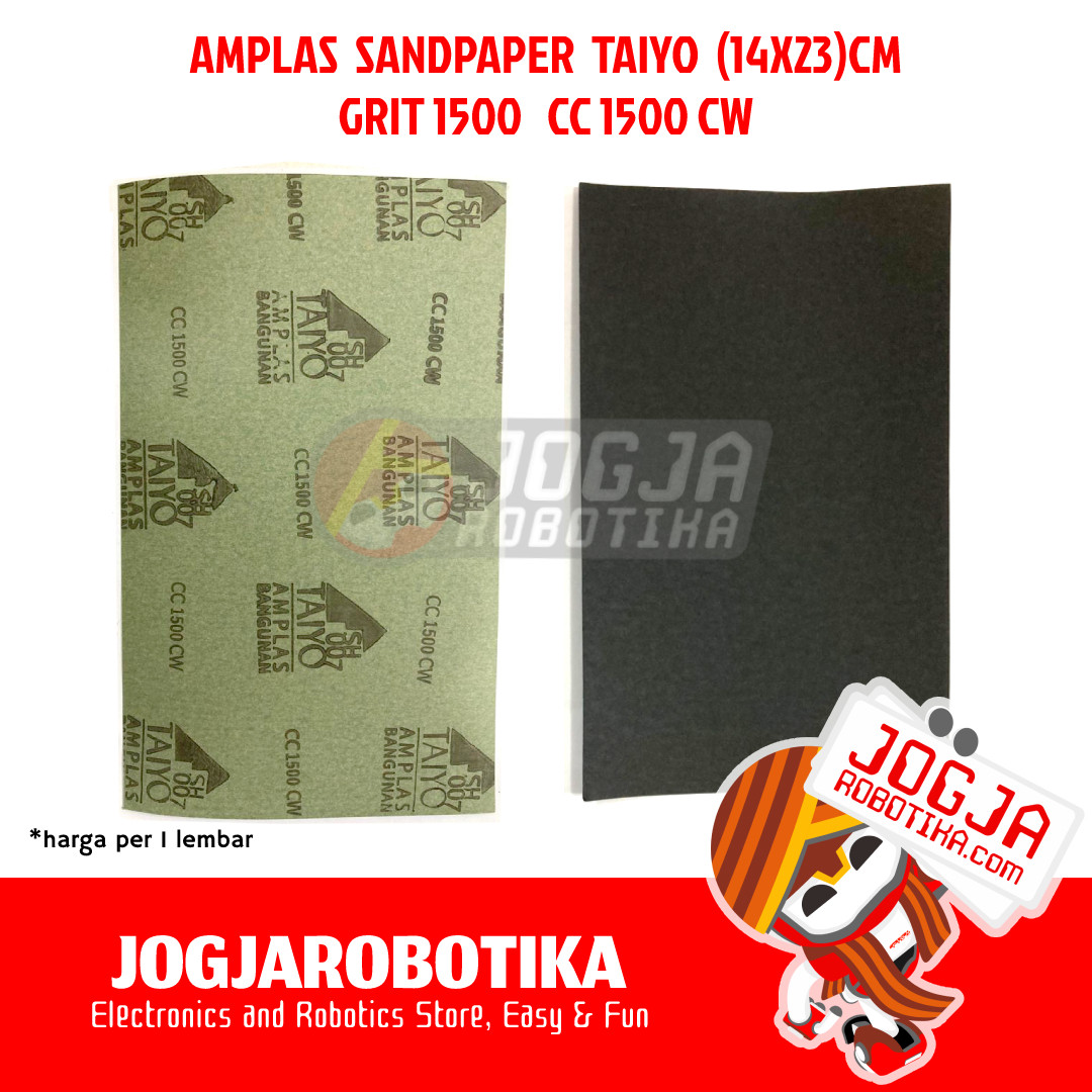 AMPLAS SANDPAPER TAIYO (14X23)CM - GRIT 1500 CC 1500 CW
