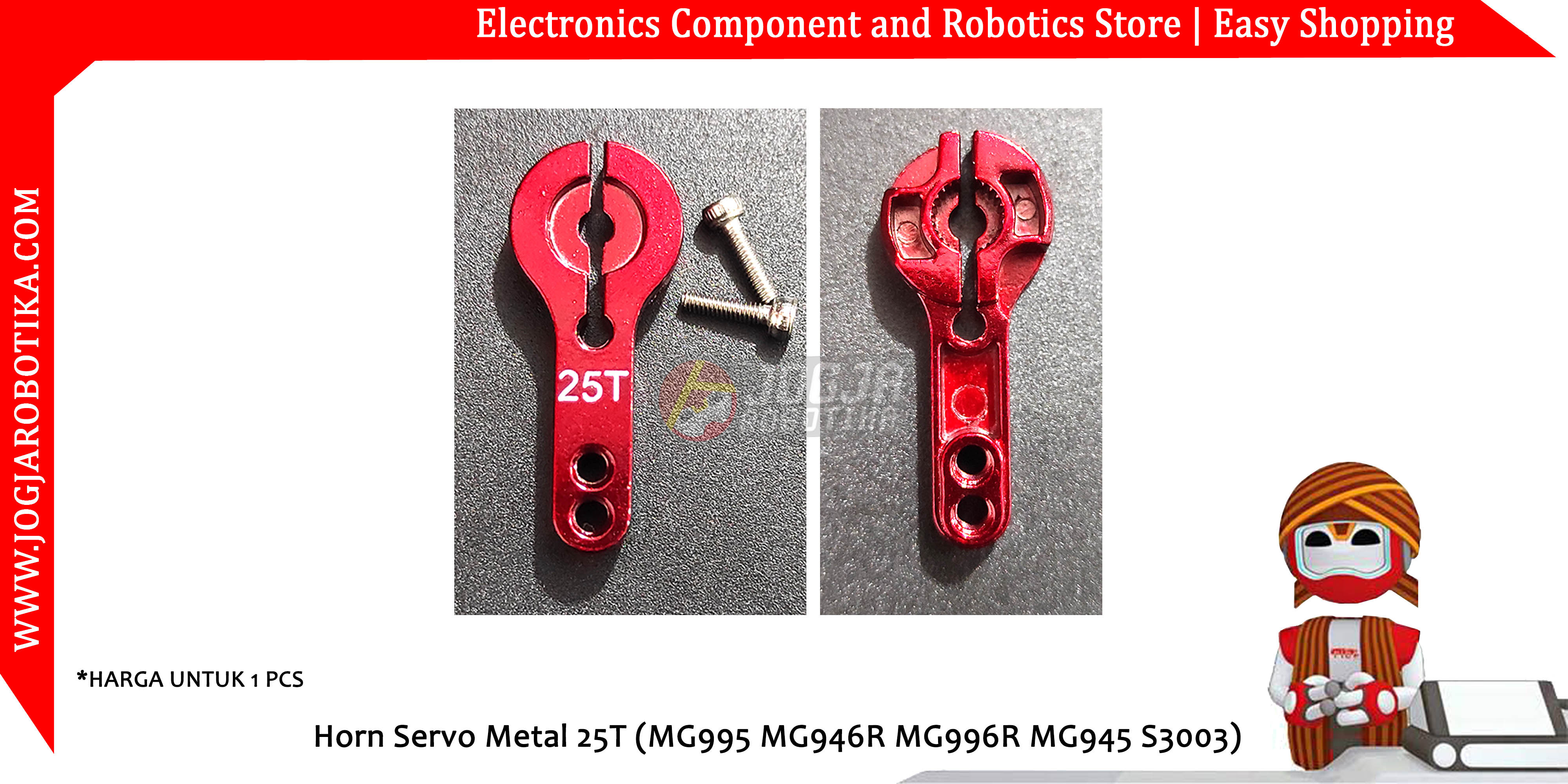 Horn Servo Metal 25T (MG995 MG946R MG996R MG945 S3003)