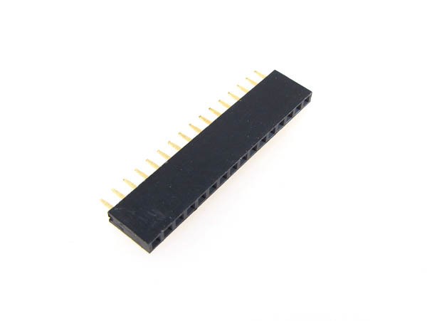 1x16 Pin Female Header Single Row (2.54 mm)