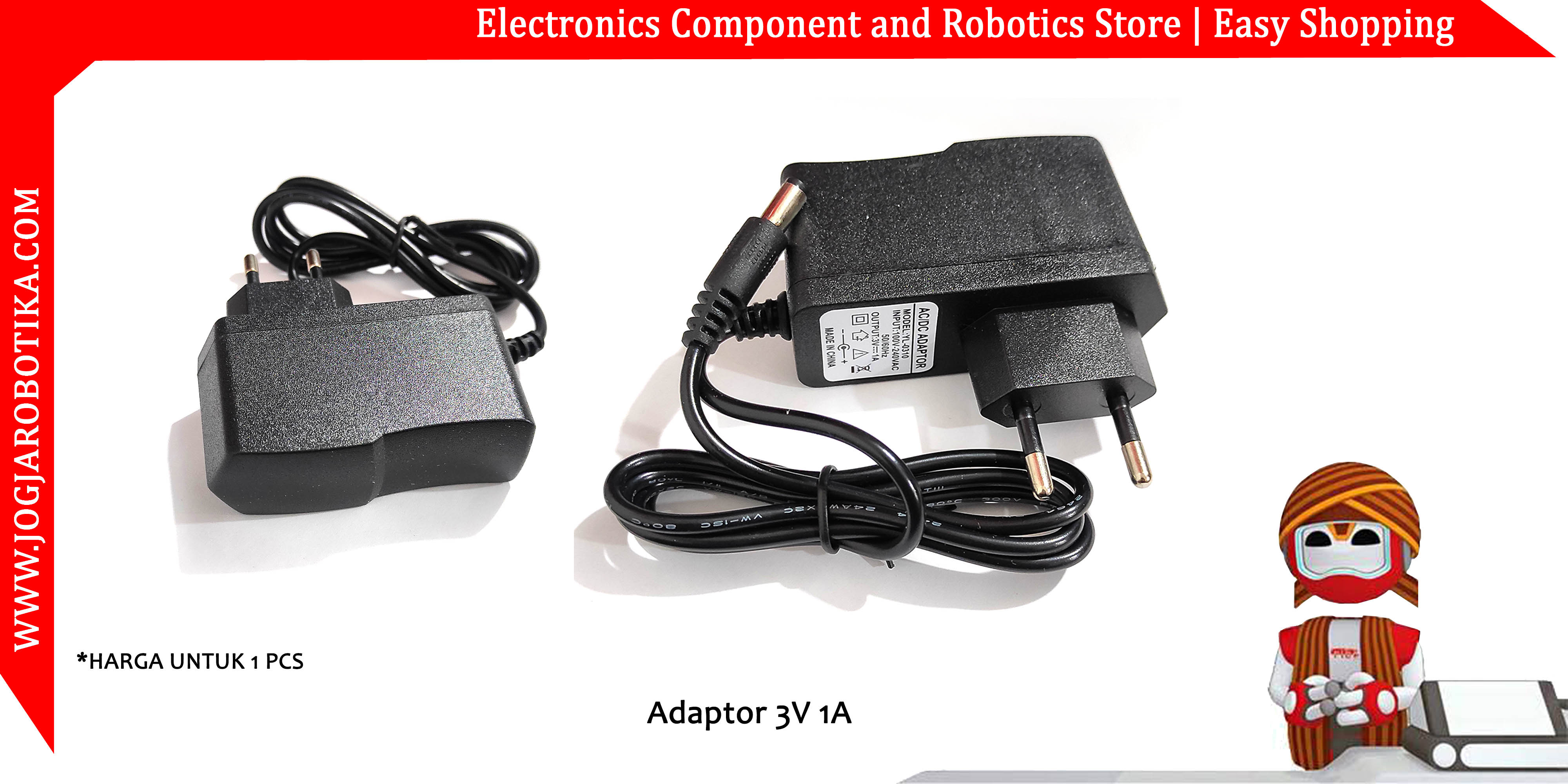 Adaptor 3V 1A