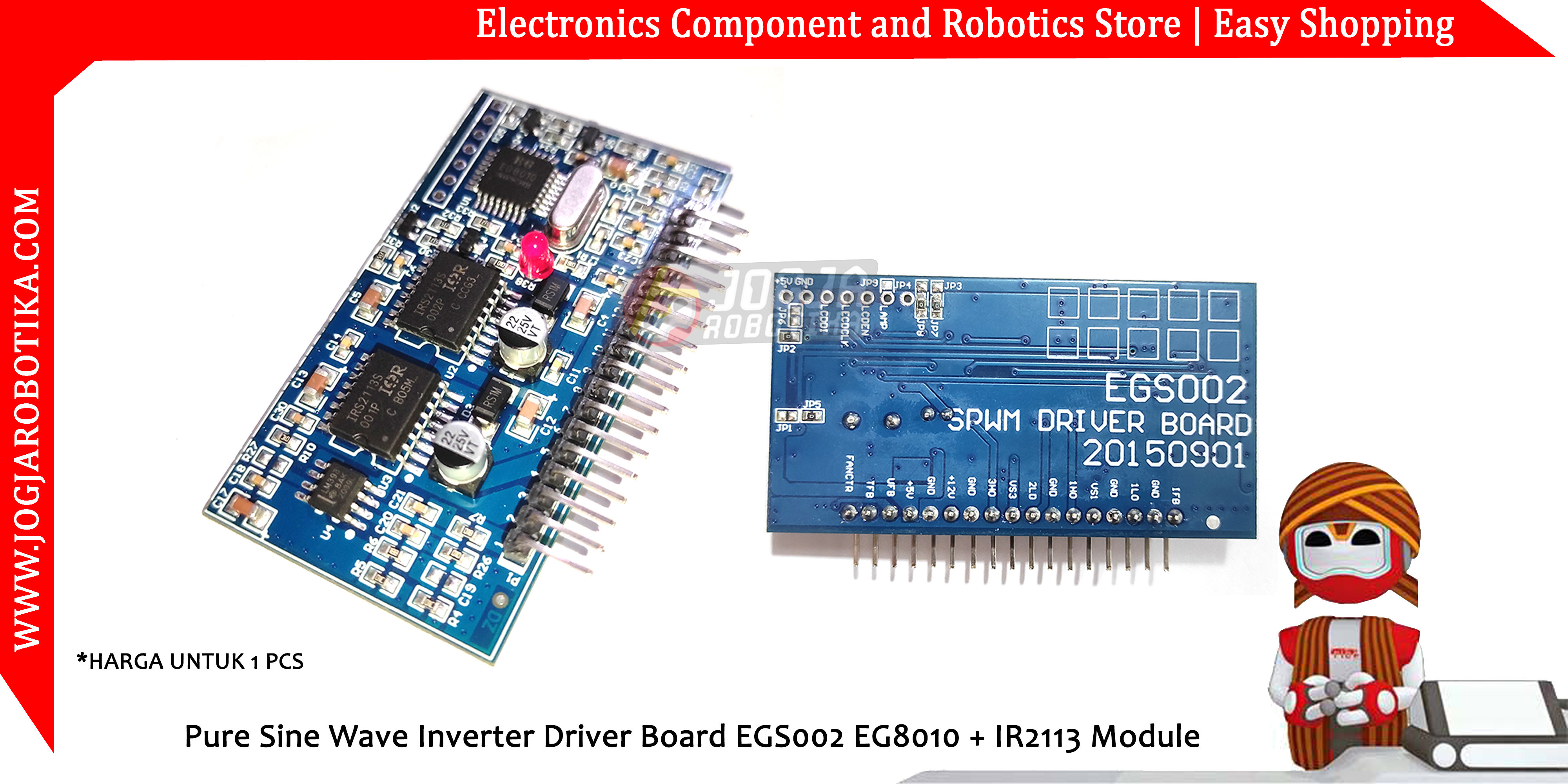 Pure Sine Wave Inverter Driver Board EGS002 EG8010 + IR2110 Module