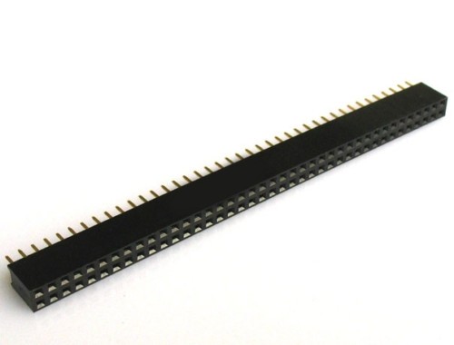 2x40 Pin Female Header Double Row  (2.54 mm)