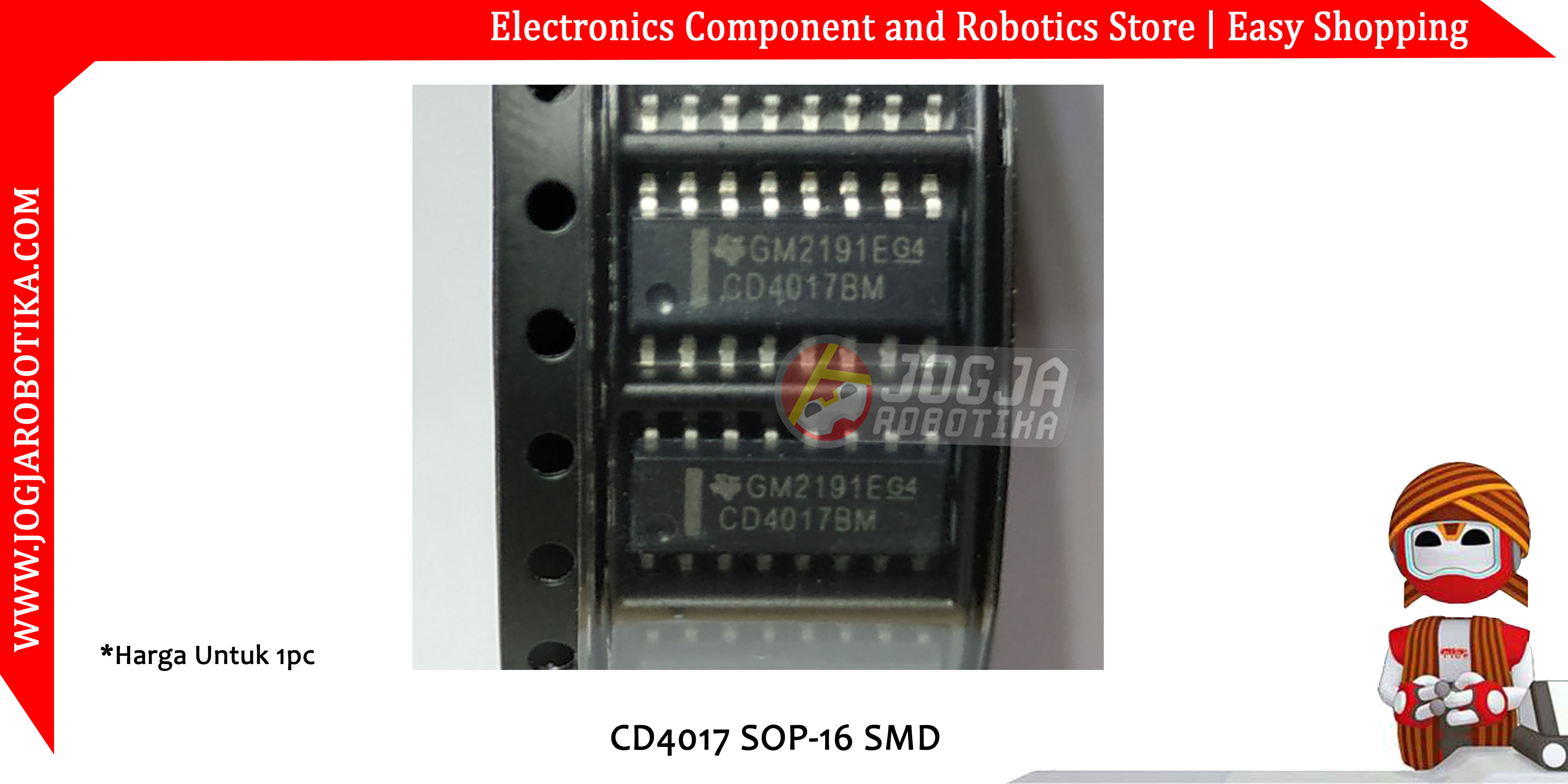 CD4017 SOP-16 SMD