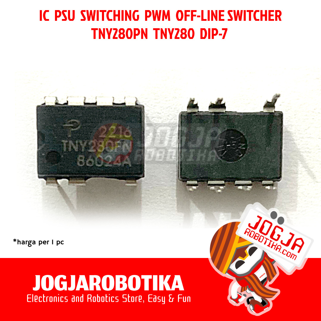 IC SWITCHING PSU PWM OFF-LINE SWITCHER DIP-7 - TNY280PN