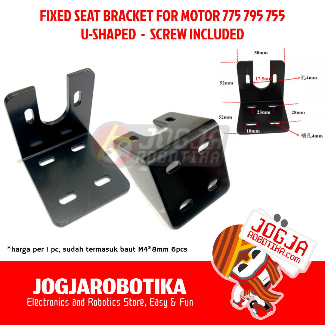 Bracket Holder For Motor DC RS775 775 795 755 U-Shaped Bentuk U