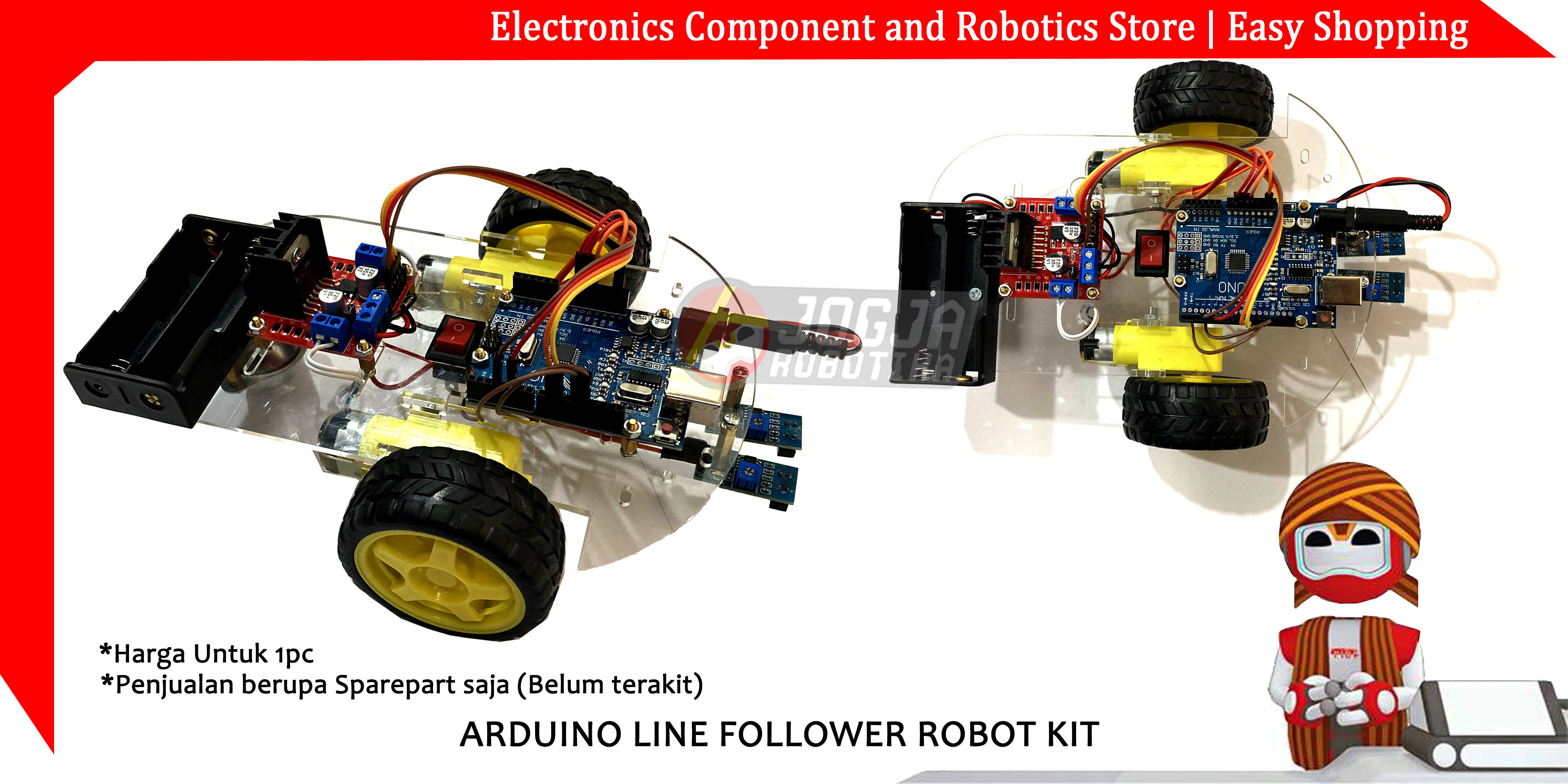 Arduino Line Follower Robot Kit