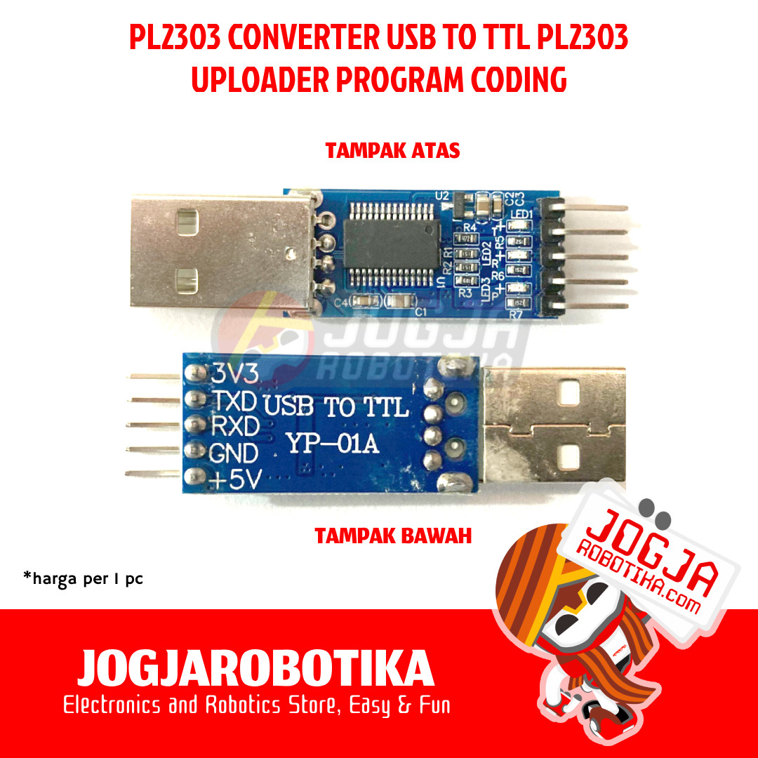PL2303 CONVERTER USB TO TTL PL2303 UPLOADER PROGRAM CODING ARDUINO