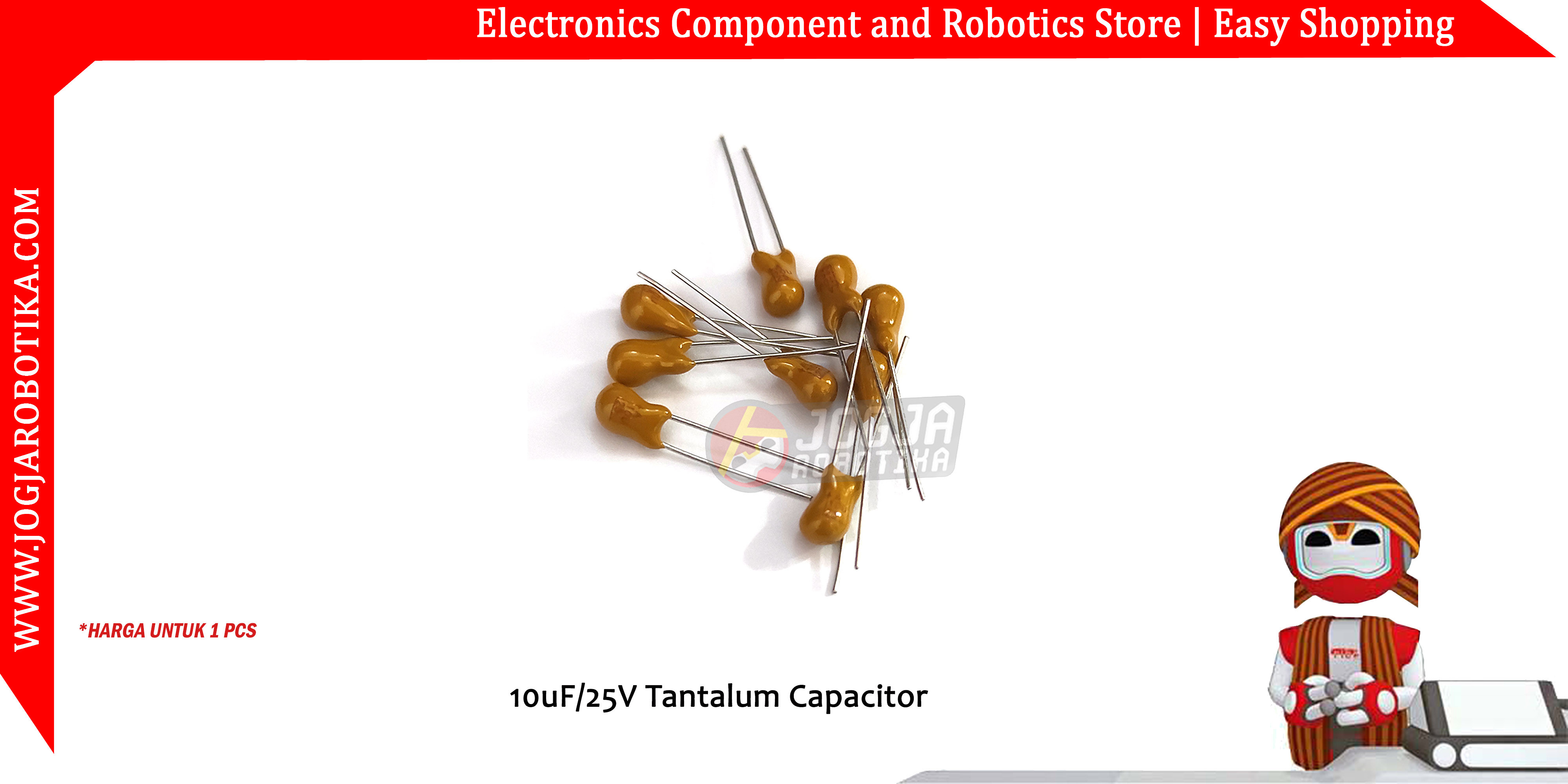 10uF/25V Tantalum Capacitor