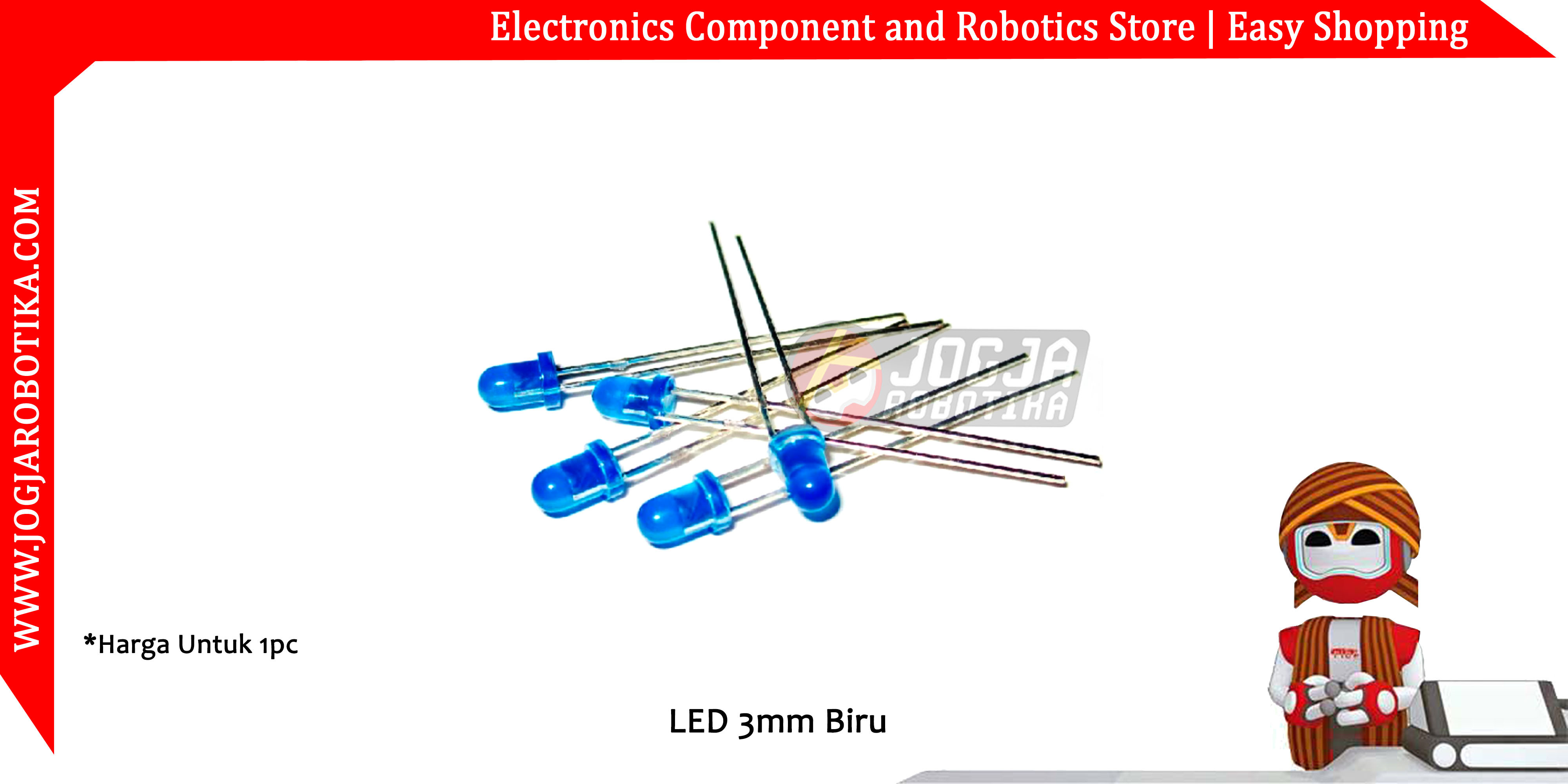 LED 3mm Biru