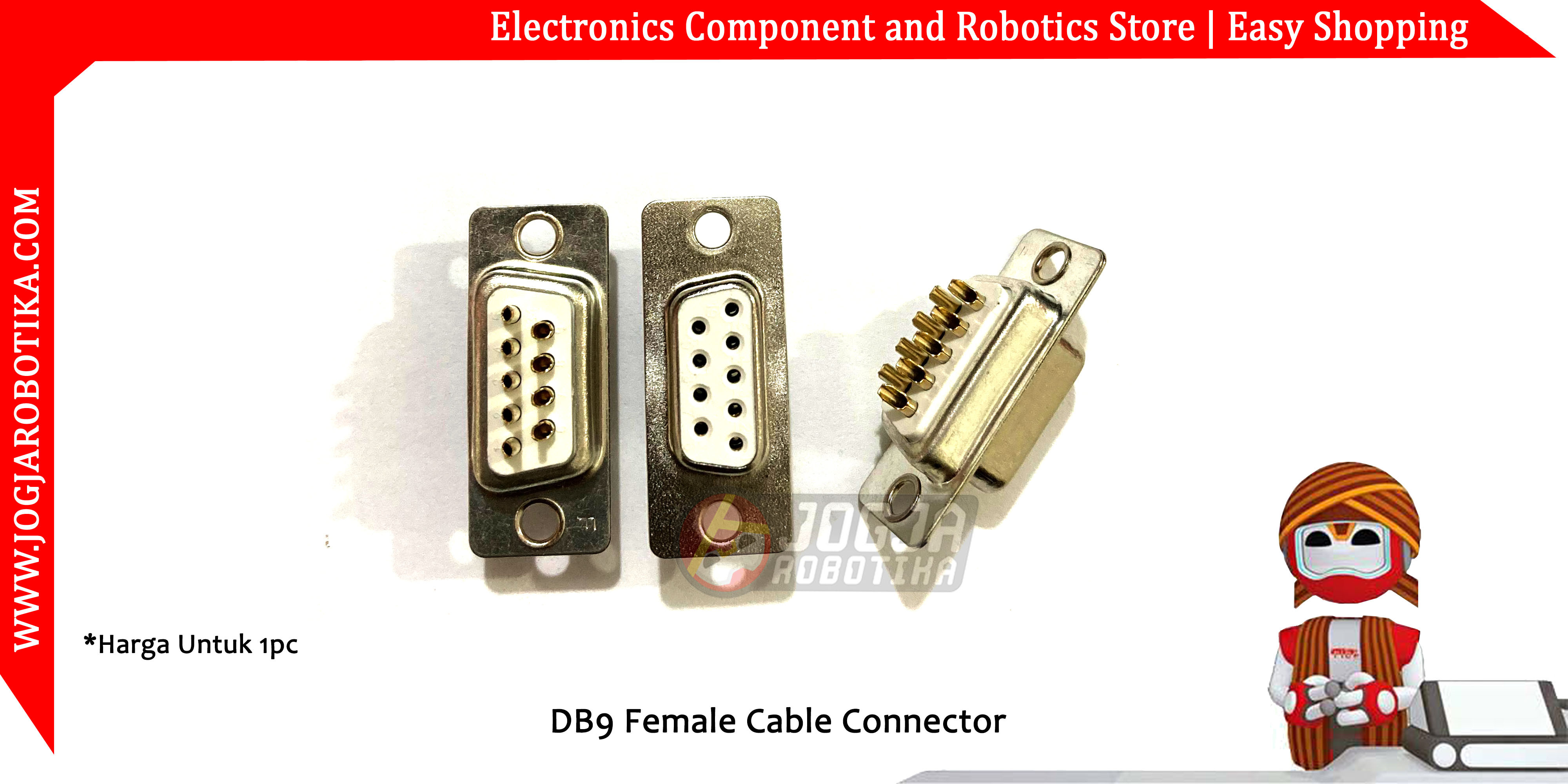 DB9 Female Cable Connector