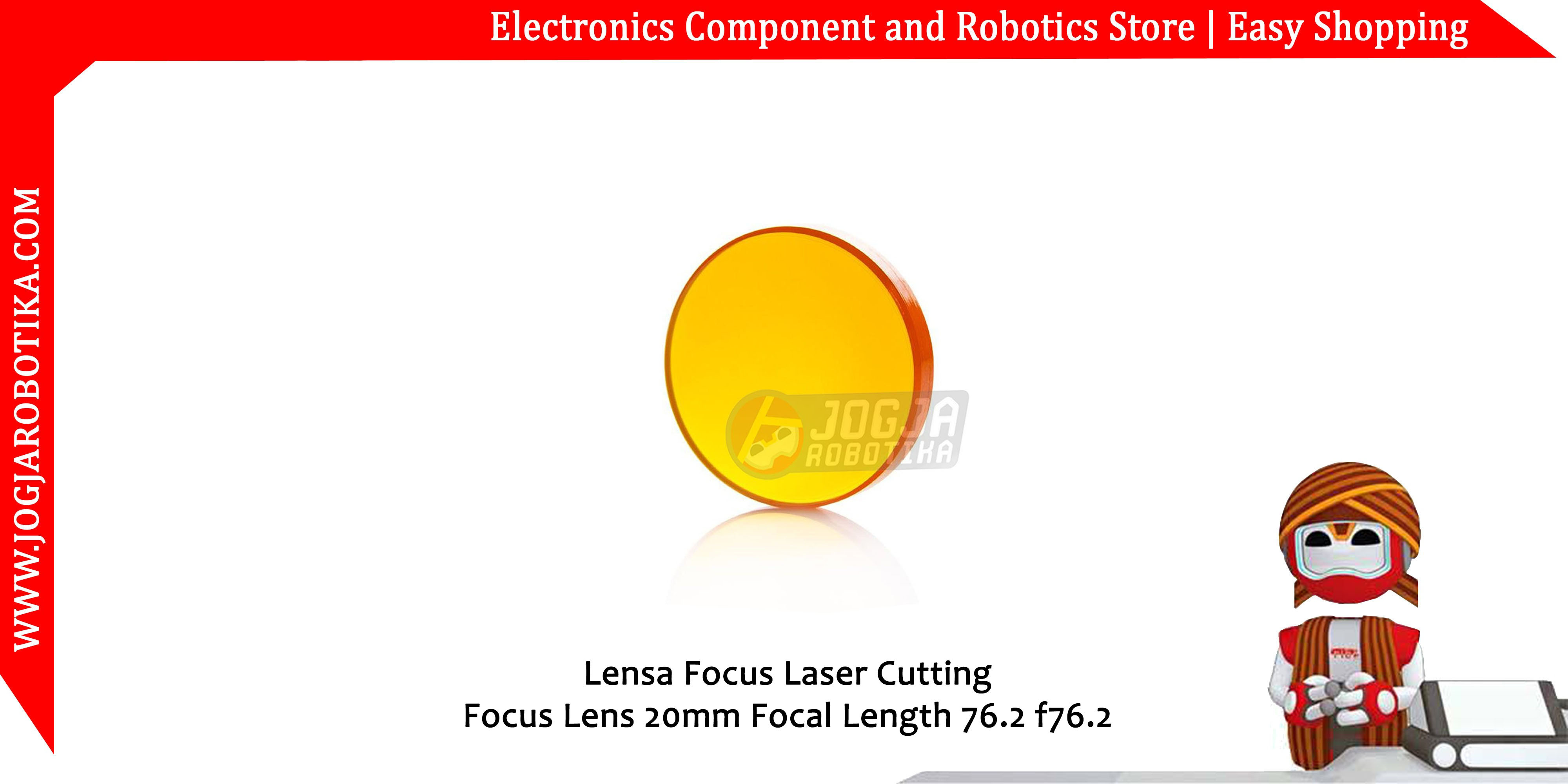 Lensa Focus Laser Cutting Focus Lens 20mm Focal Length 76.2 f76.2