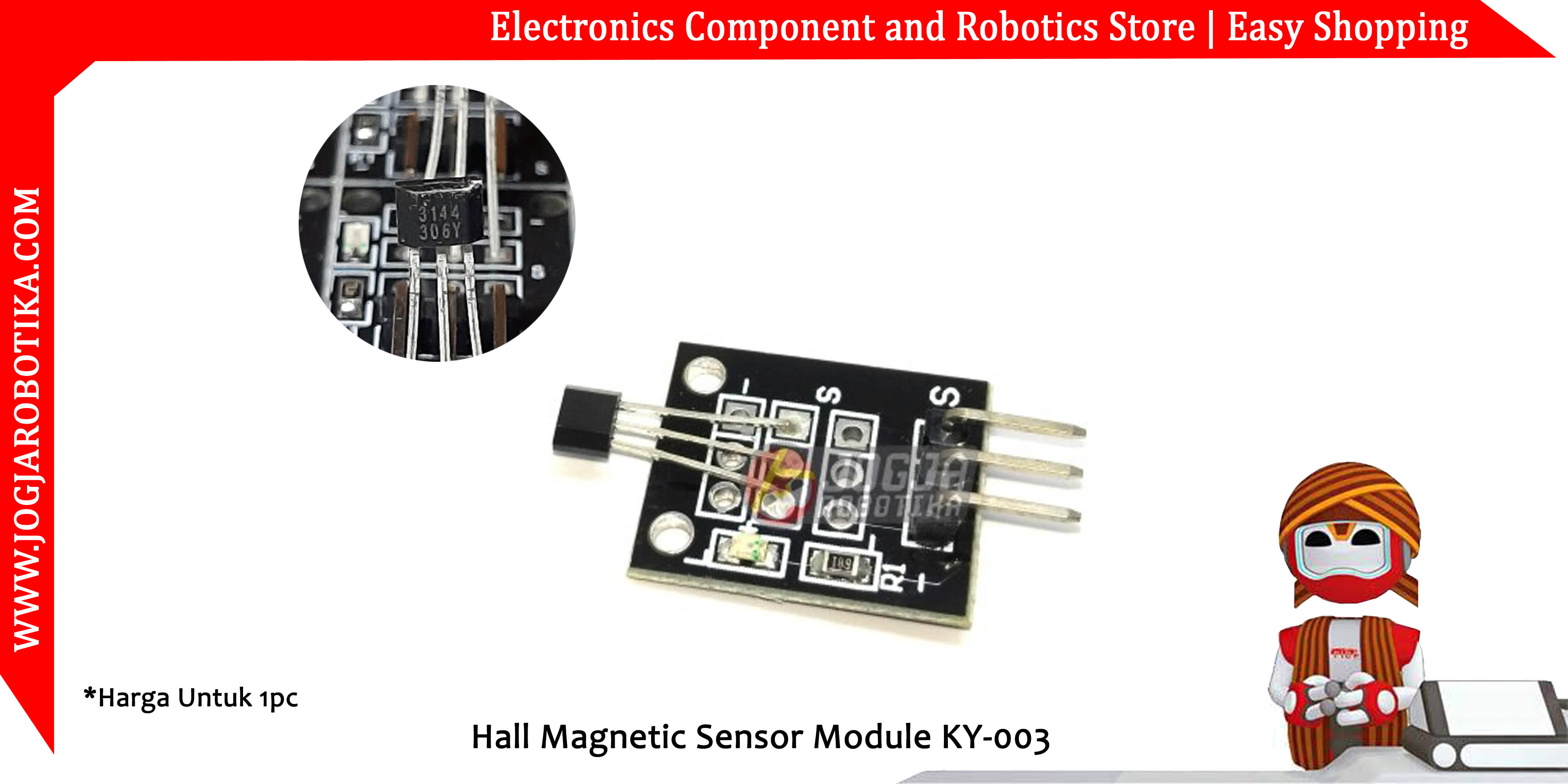Hall Magnetic Sensor Module KY-003