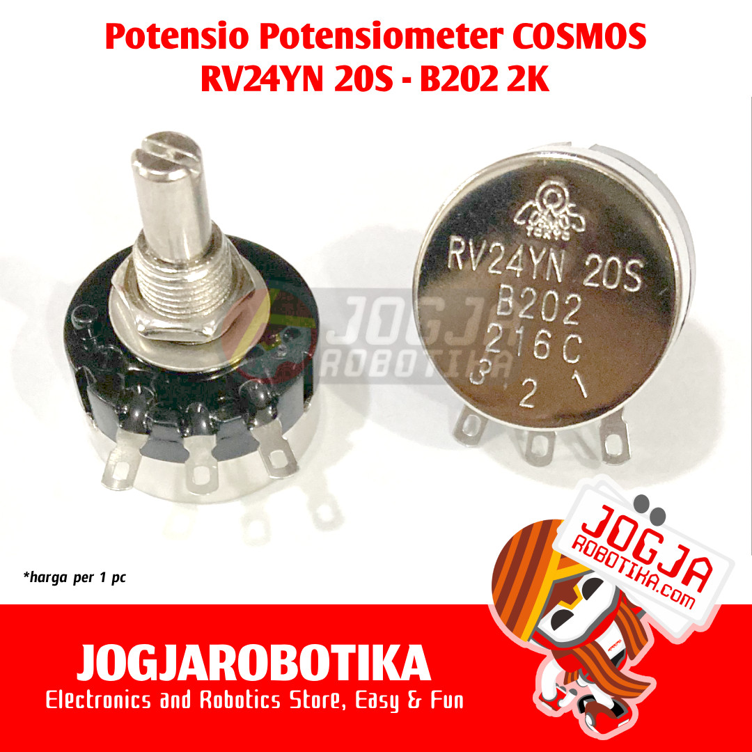 Potensiometer Potensio COSMOS TOCOS RV24YN 20S Single Turn - B202 2K