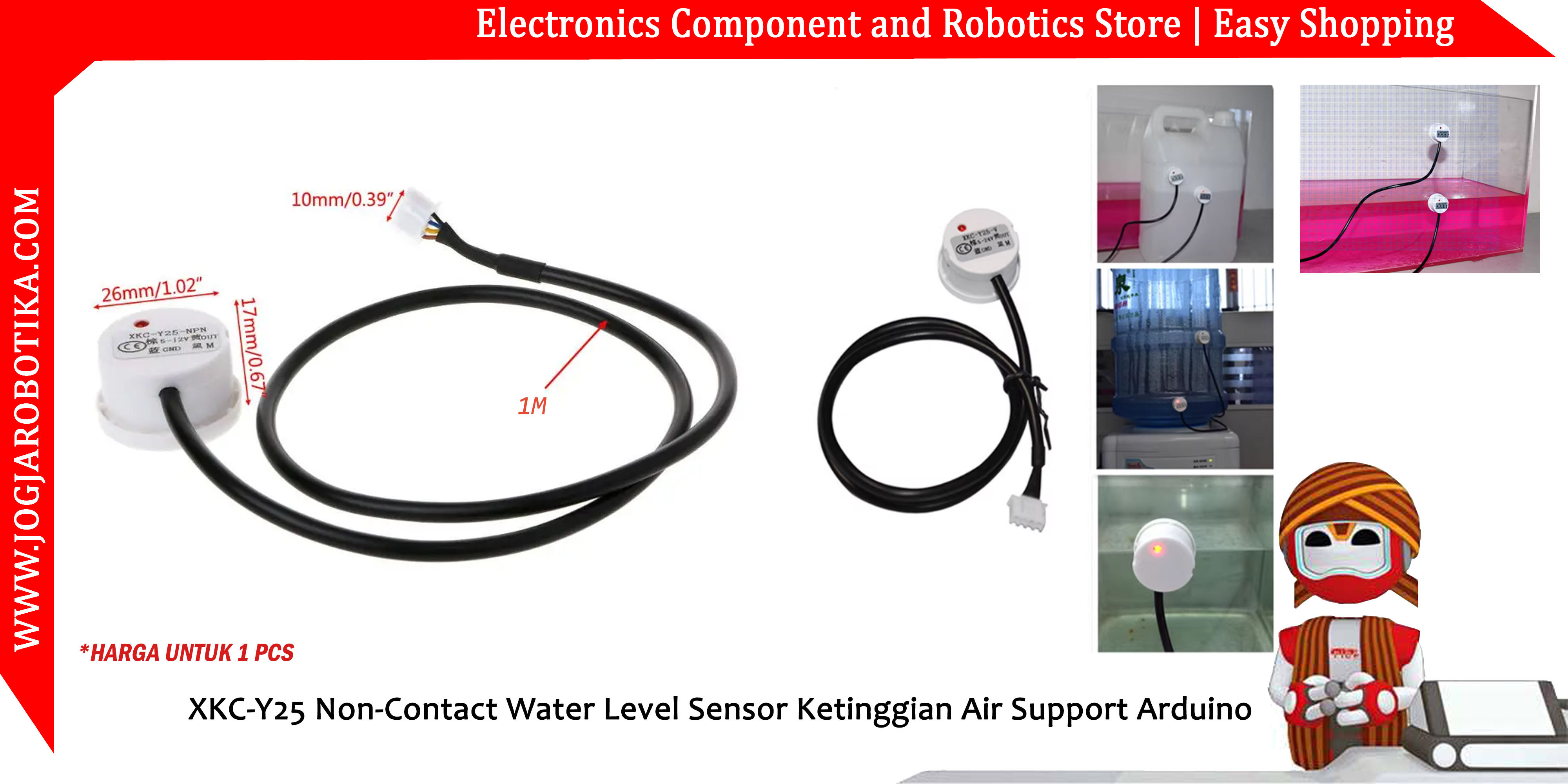 XKC-Y25-NPN XKC-Y25 Non-Contact Water Level Sensor Ketinggian Air Support Arduino