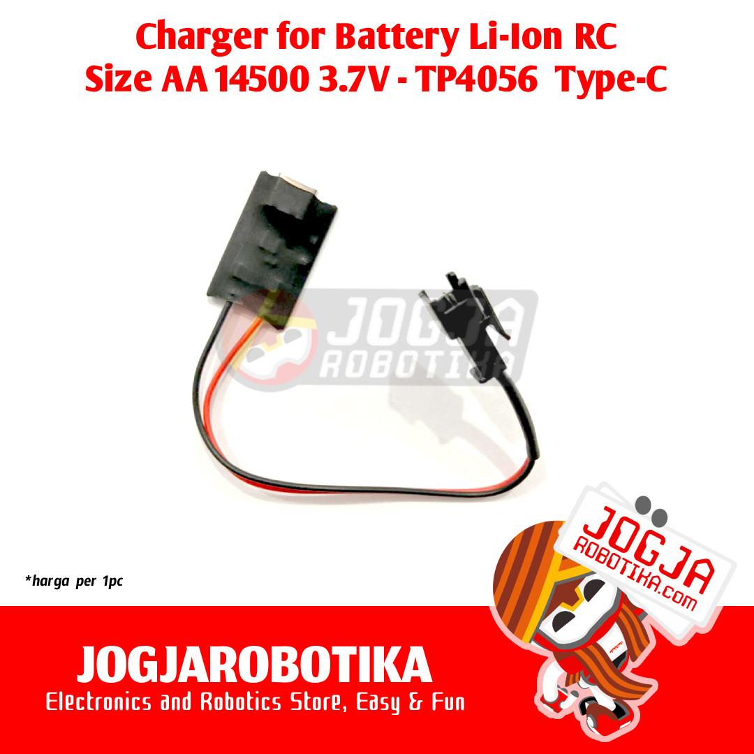 CHARGER TP4056 TYPE-C FOR BATTERY LI-ION BATERAI LITHIUM ION RC 3.7V 14500 AA