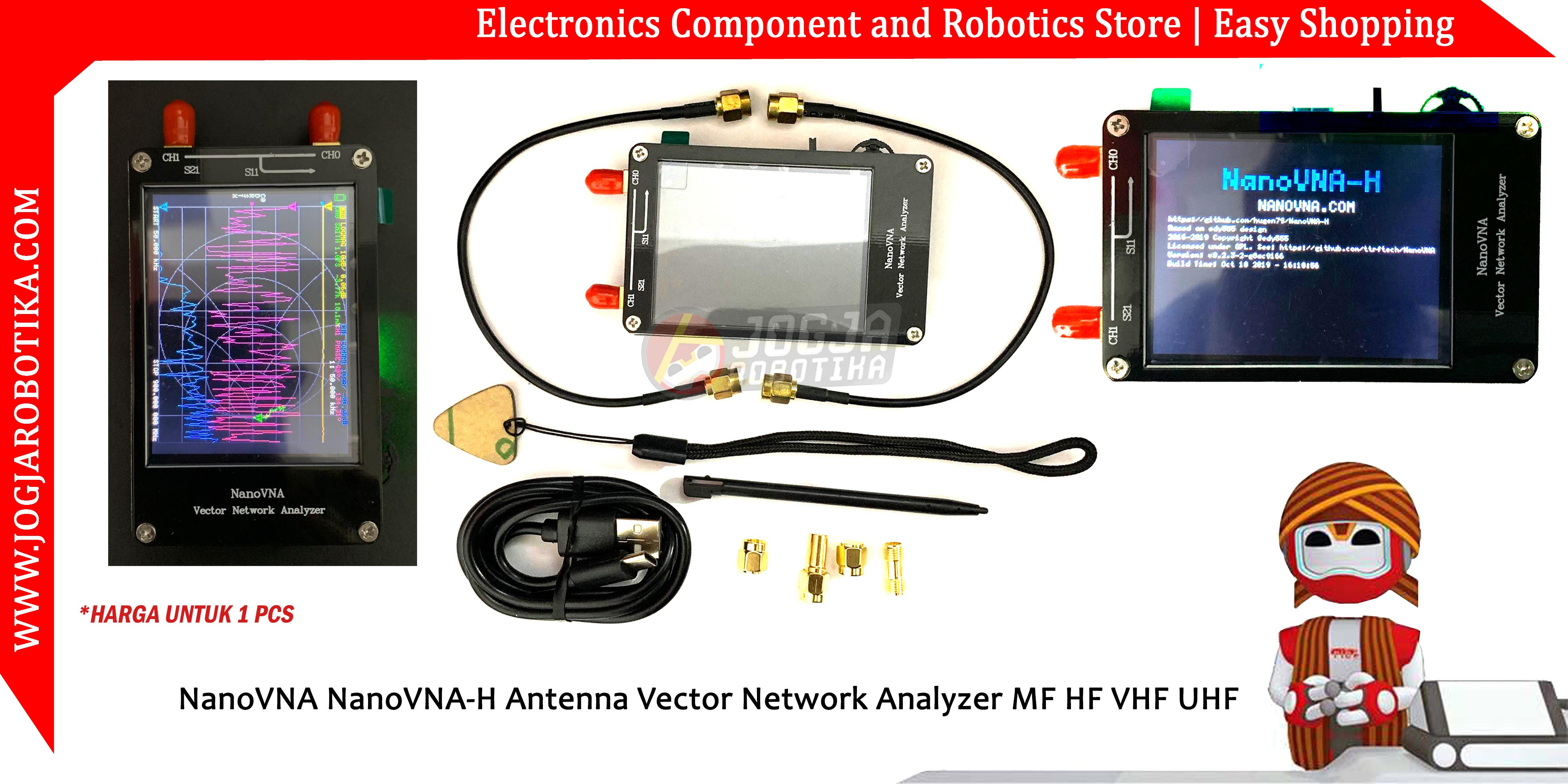 NanoVNA NanoVNA-H Antenna Vector Network Analyzer MF HF VHF UHF