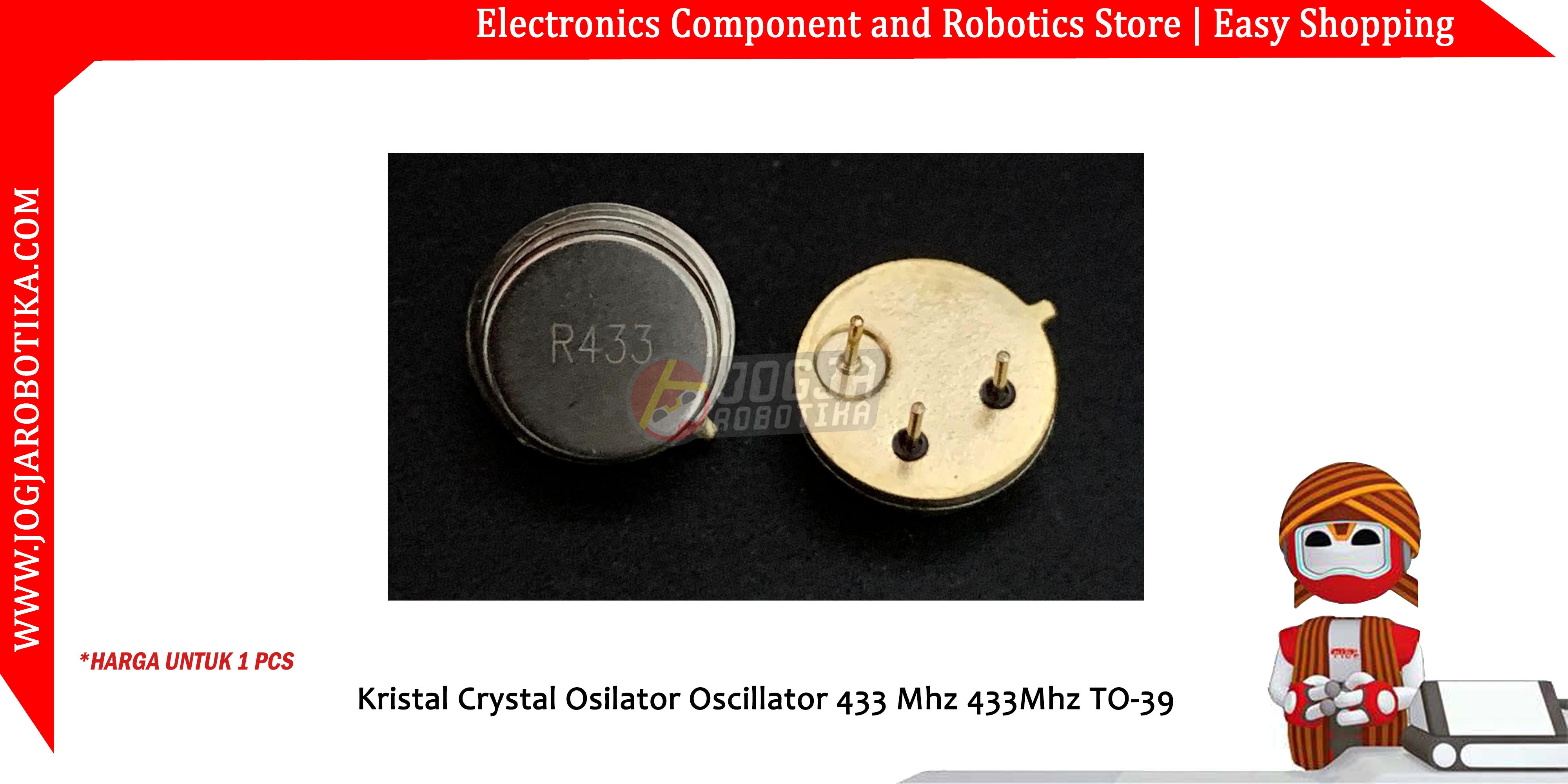 Kristal Crystal Osilator Oscillator 433 Mhz 433Mhz TO-39