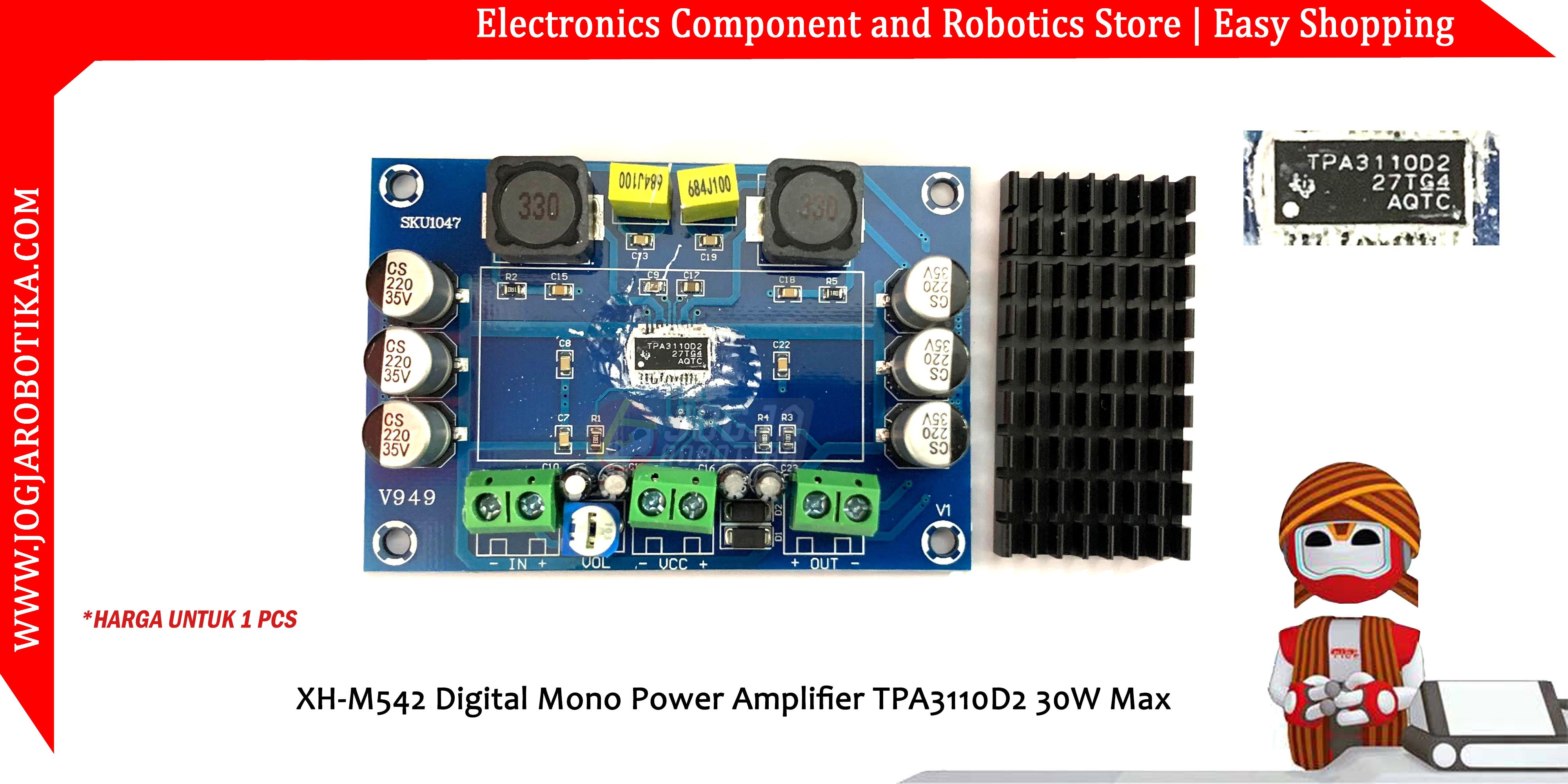 XH-M542 Digital Mono Power Amplifier TPA3110D2 30W Max