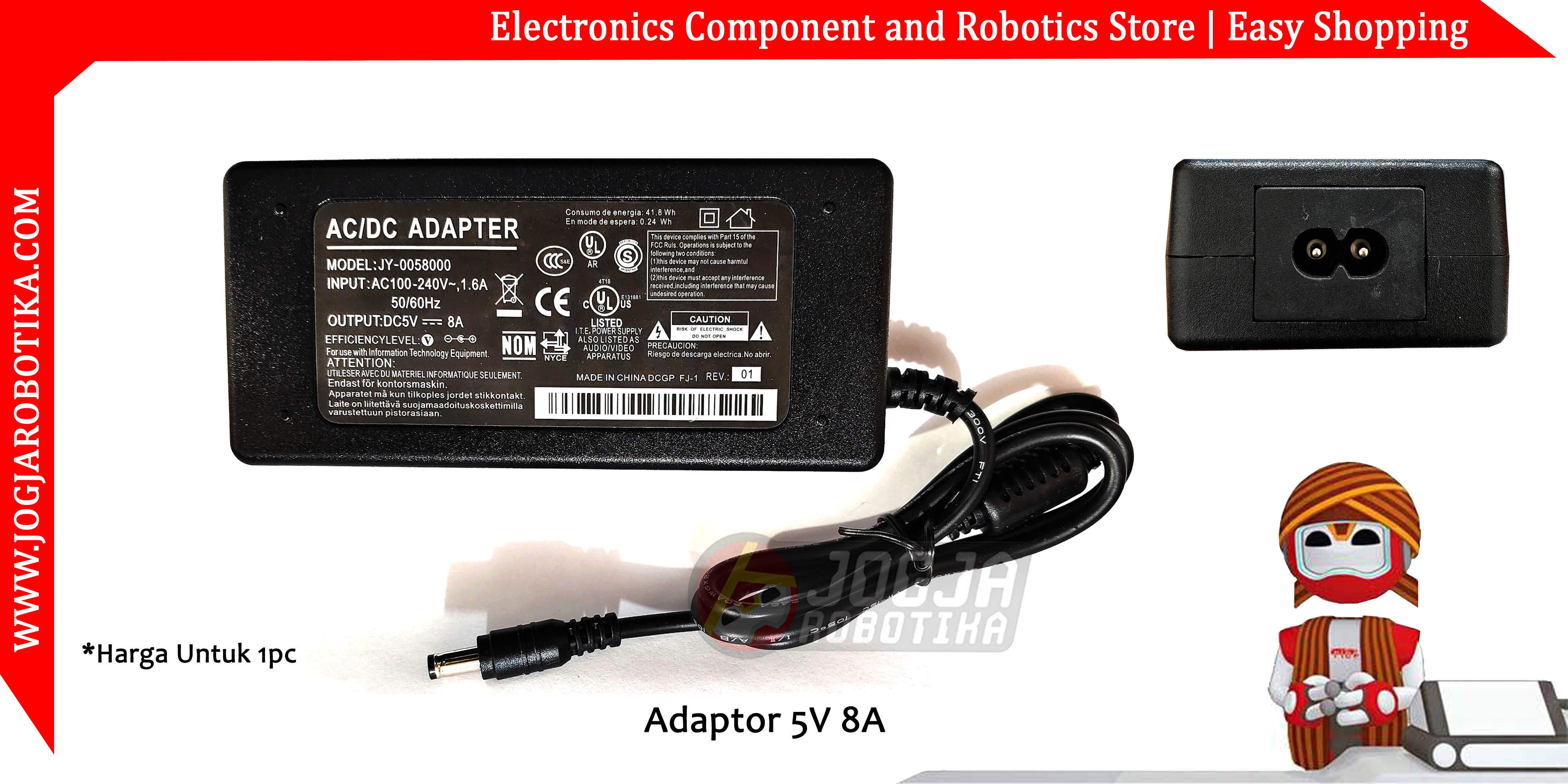 ADAPTOR 5V 8A