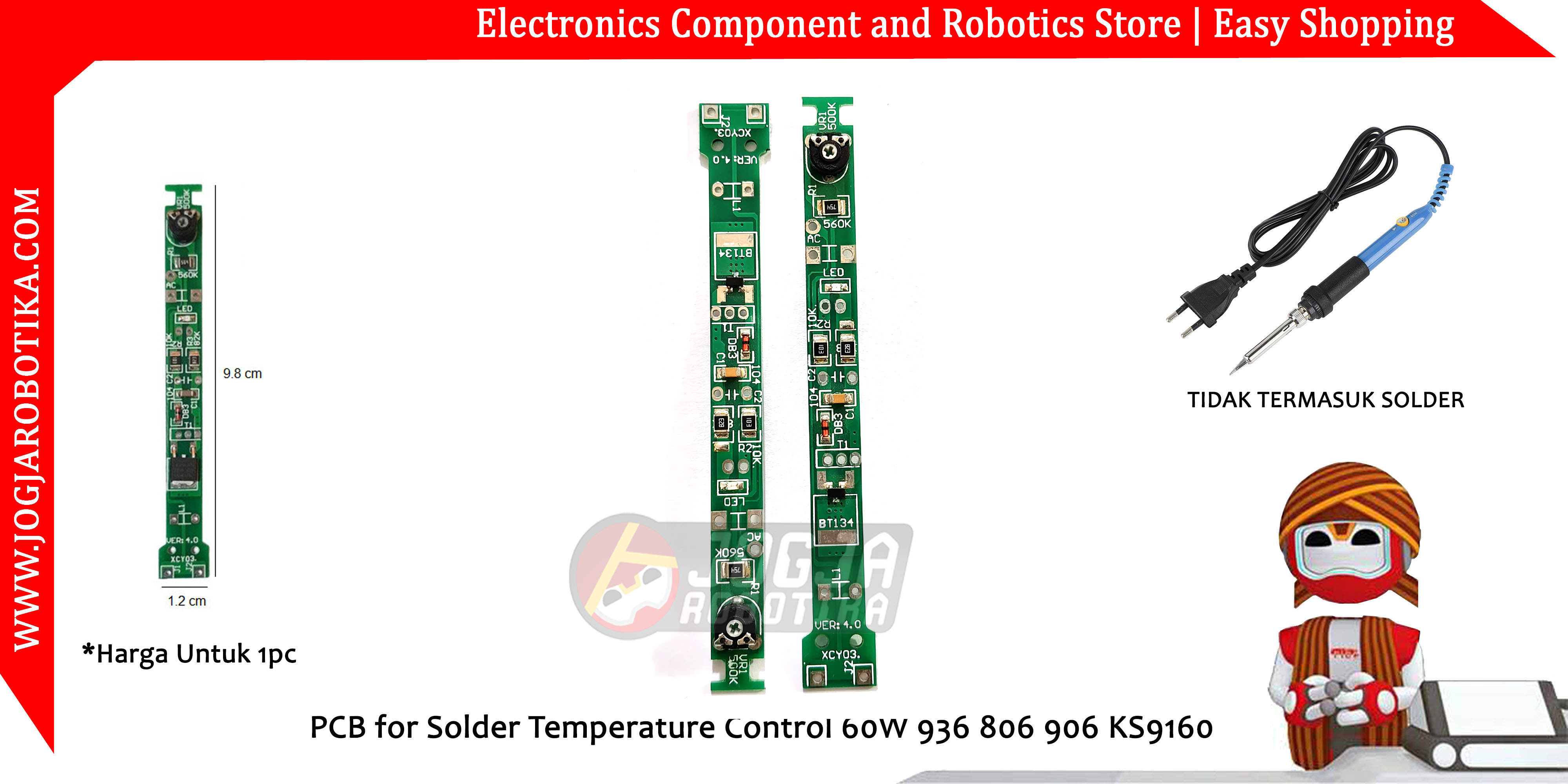 PCB for Solder Temperature Control 60W 936 806 906 KS9160