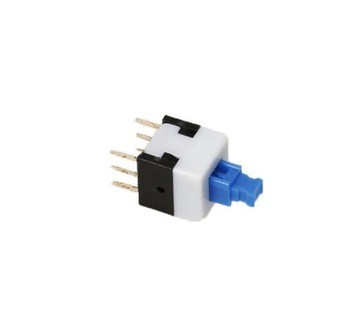 Self-locking Square Push Button Switch 6 Pin 7X7mm